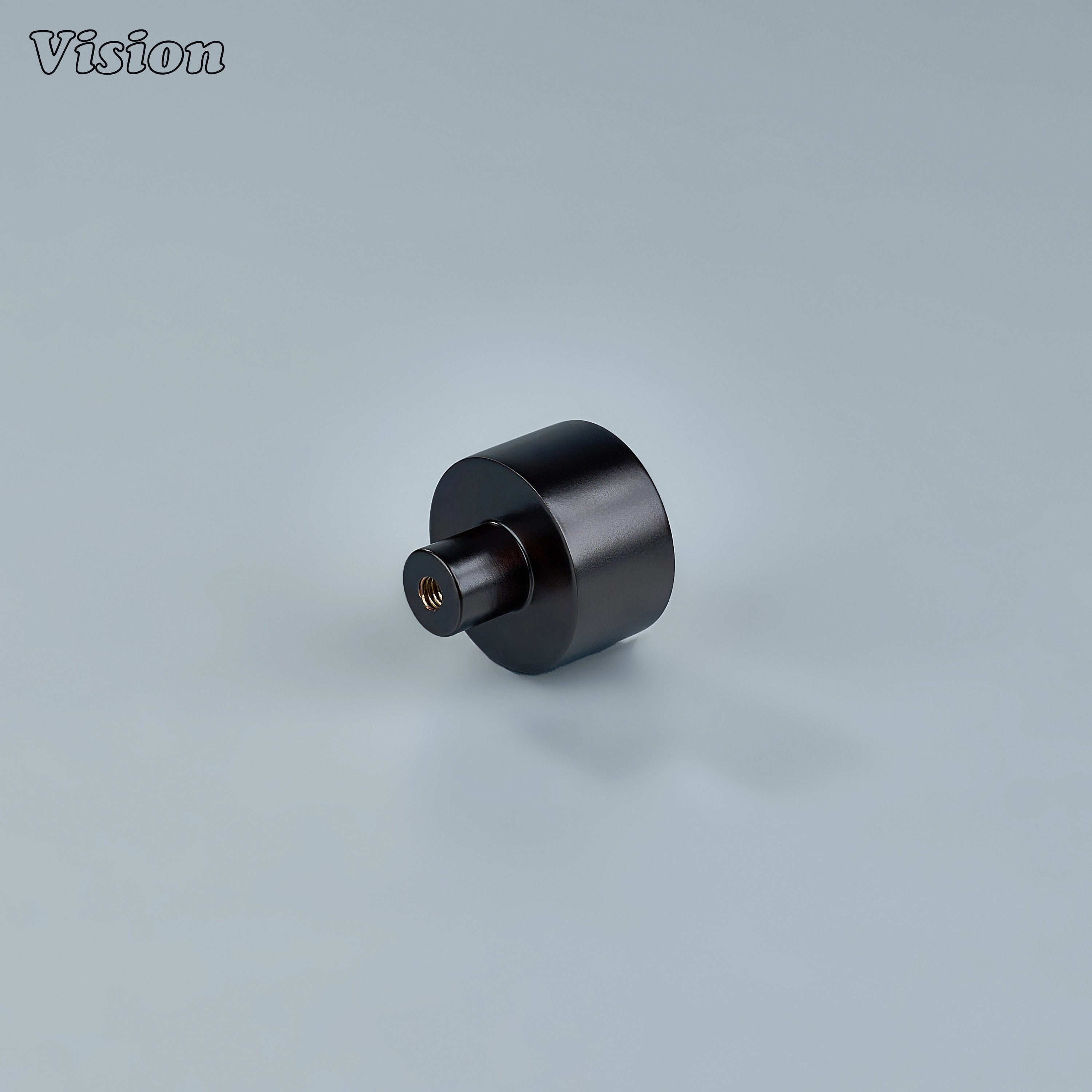 Minimal plain Oil Rubbed Bronze cabinet knob for wardrobe and cabinet doors