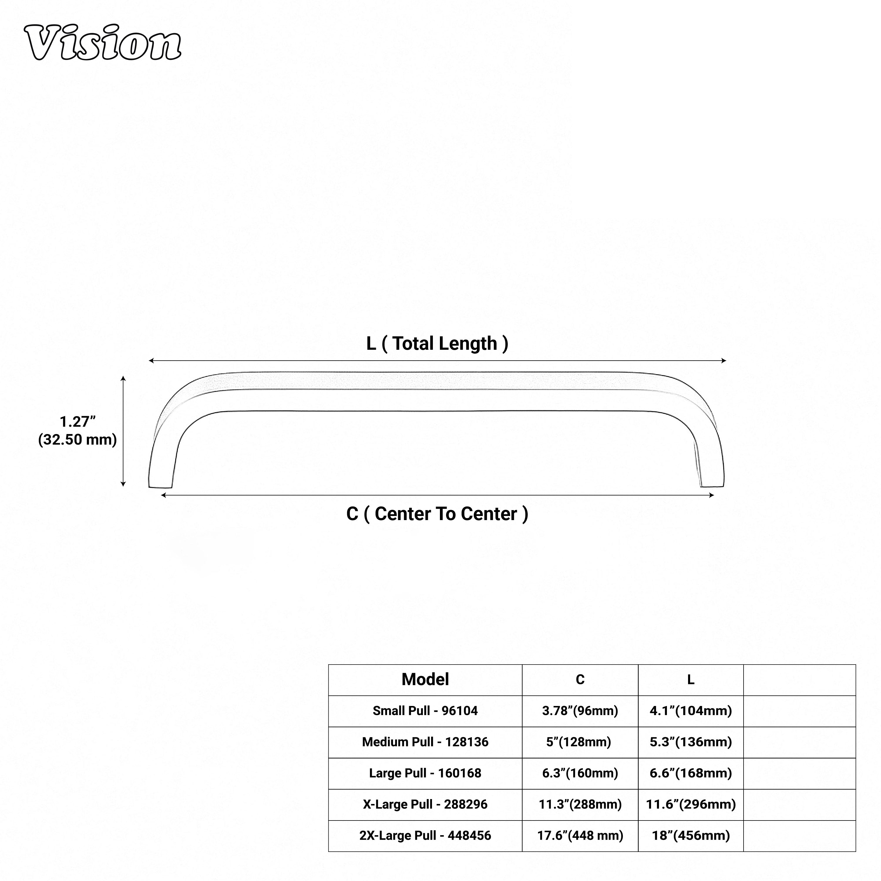 Sleek antique bronze curved handle offering grip and durability.