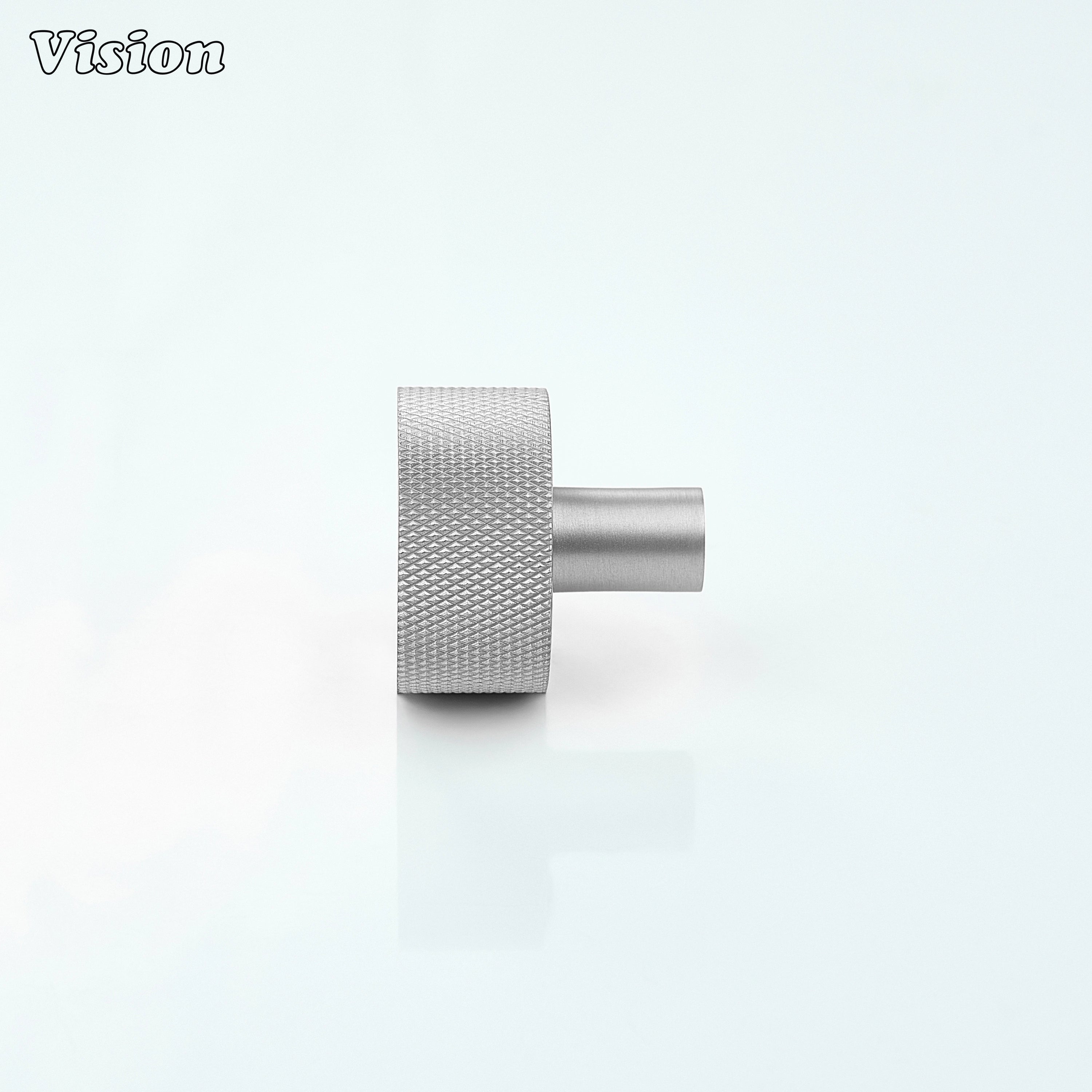 Solid brass Silver cabinet knob for cabinets and wardrobes