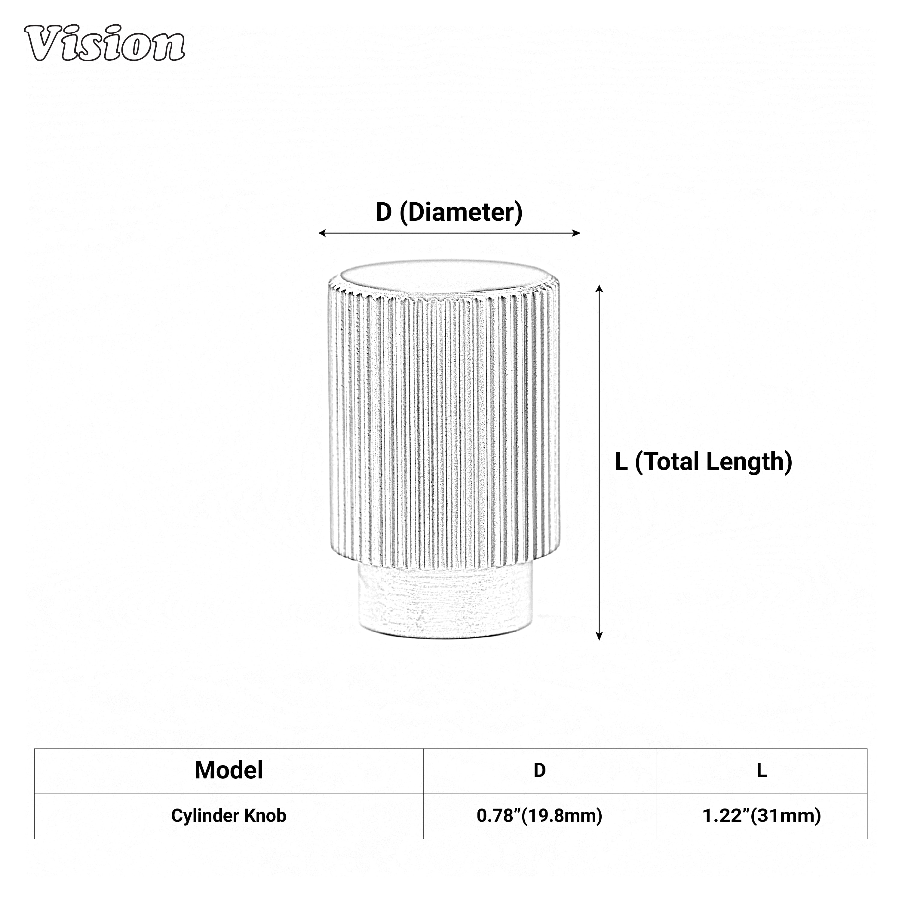 Premium gold linear knurled cabinet knob designed for cabinets and drawers