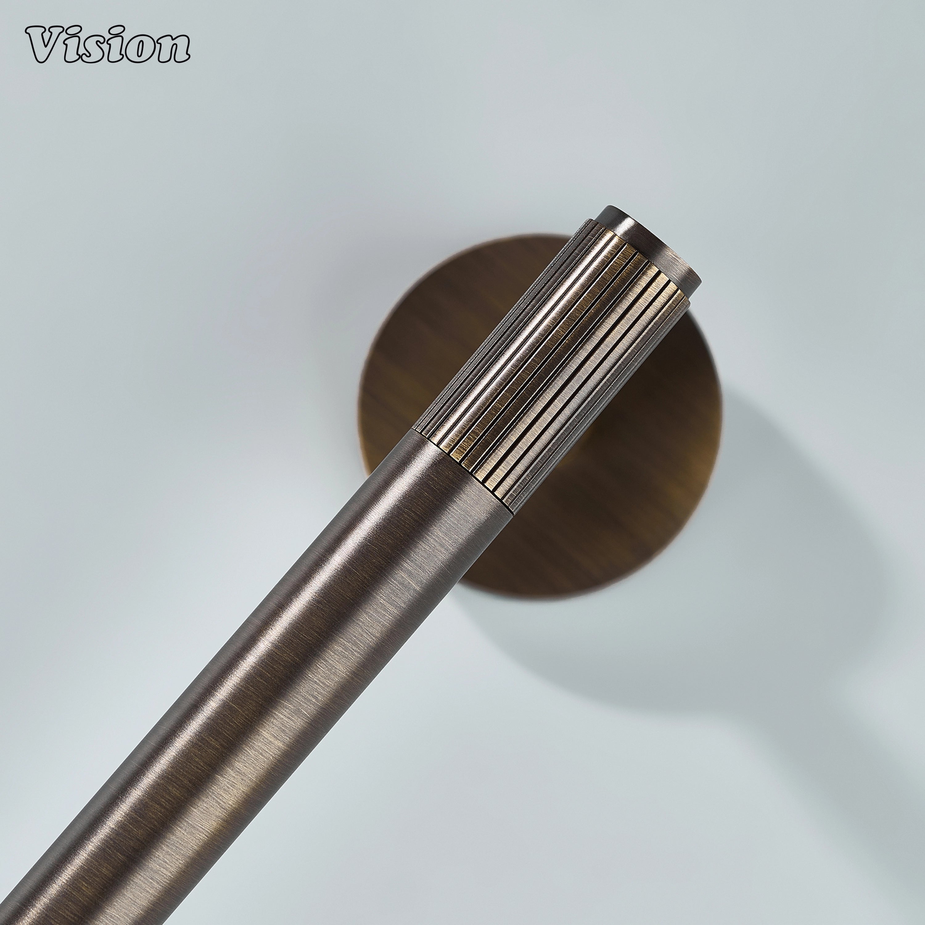 Antique Bronze finish brass towel holder designed for residential bathrooms