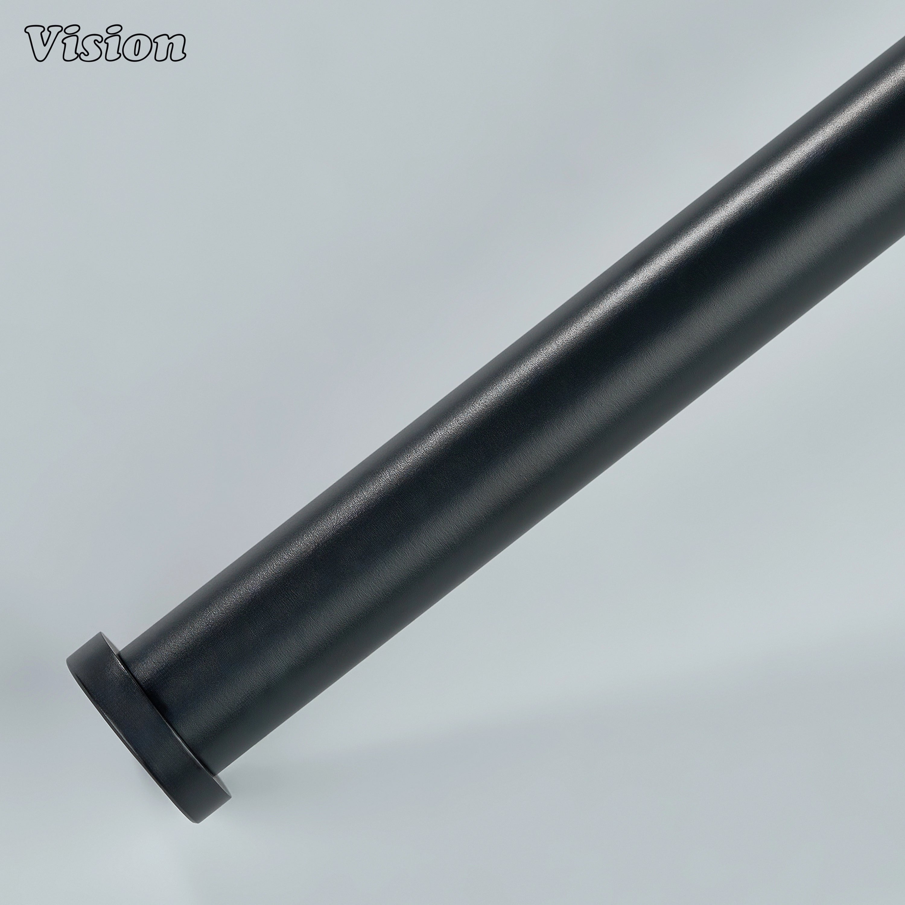 Linear profile brass towel holder Black for towel hanging