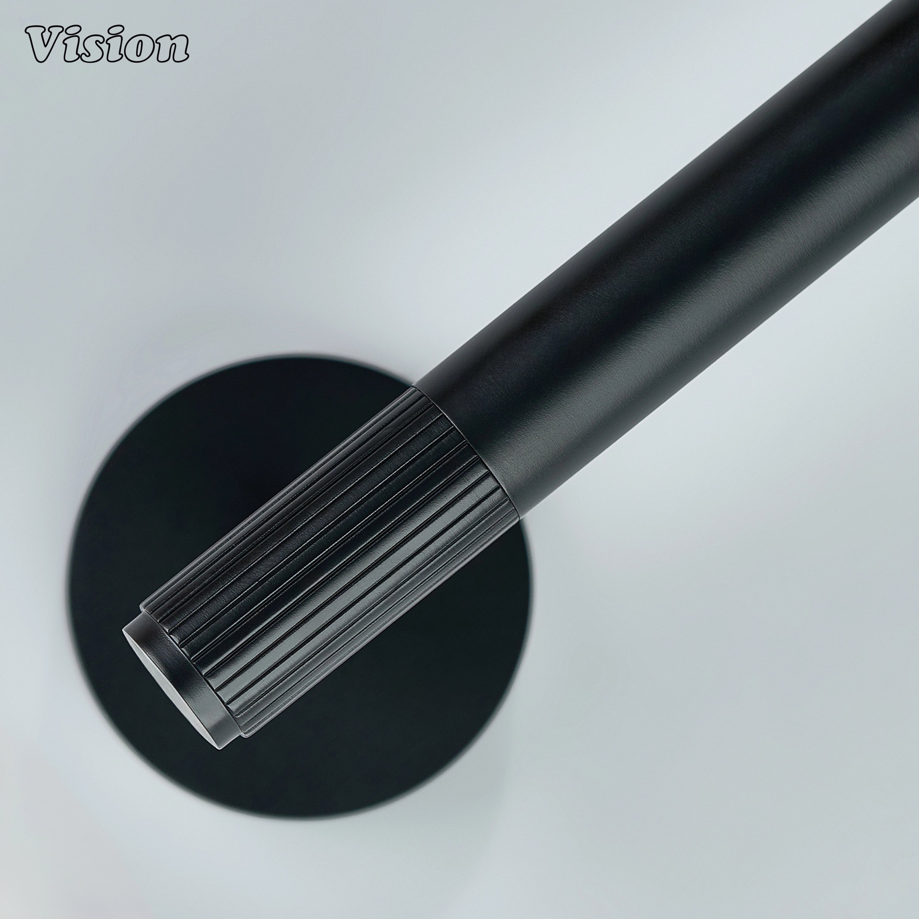 Black finish brass towel holder for elegant washrooms