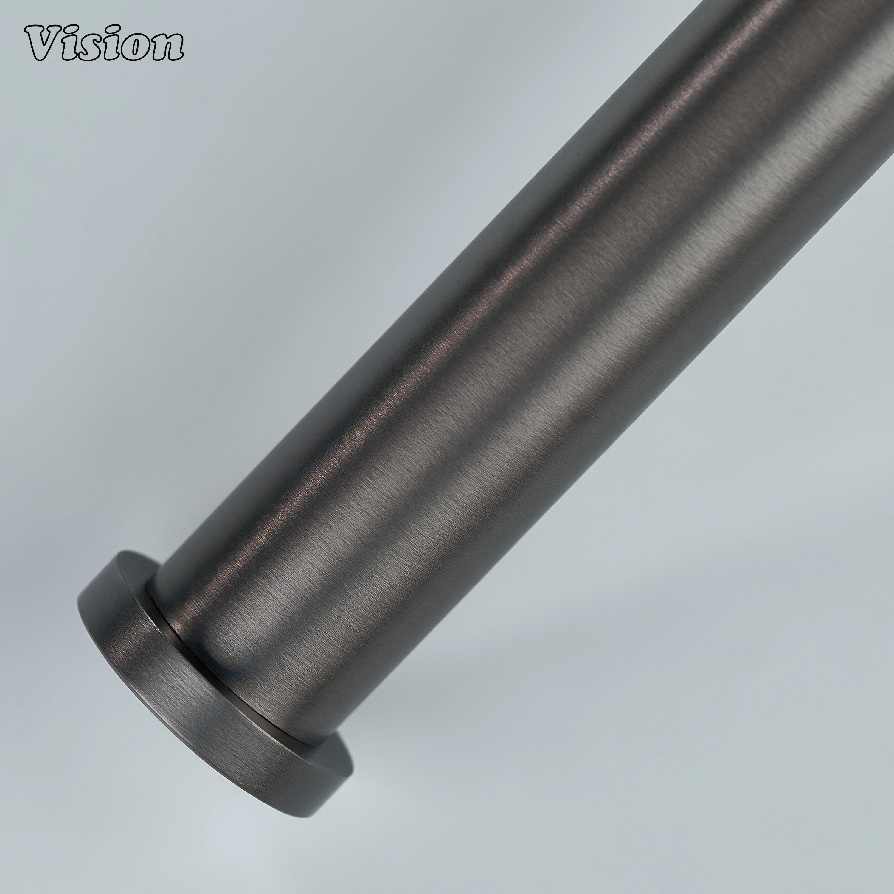 Brass towel holder Gunmetal with linear structure for residential bathrooms