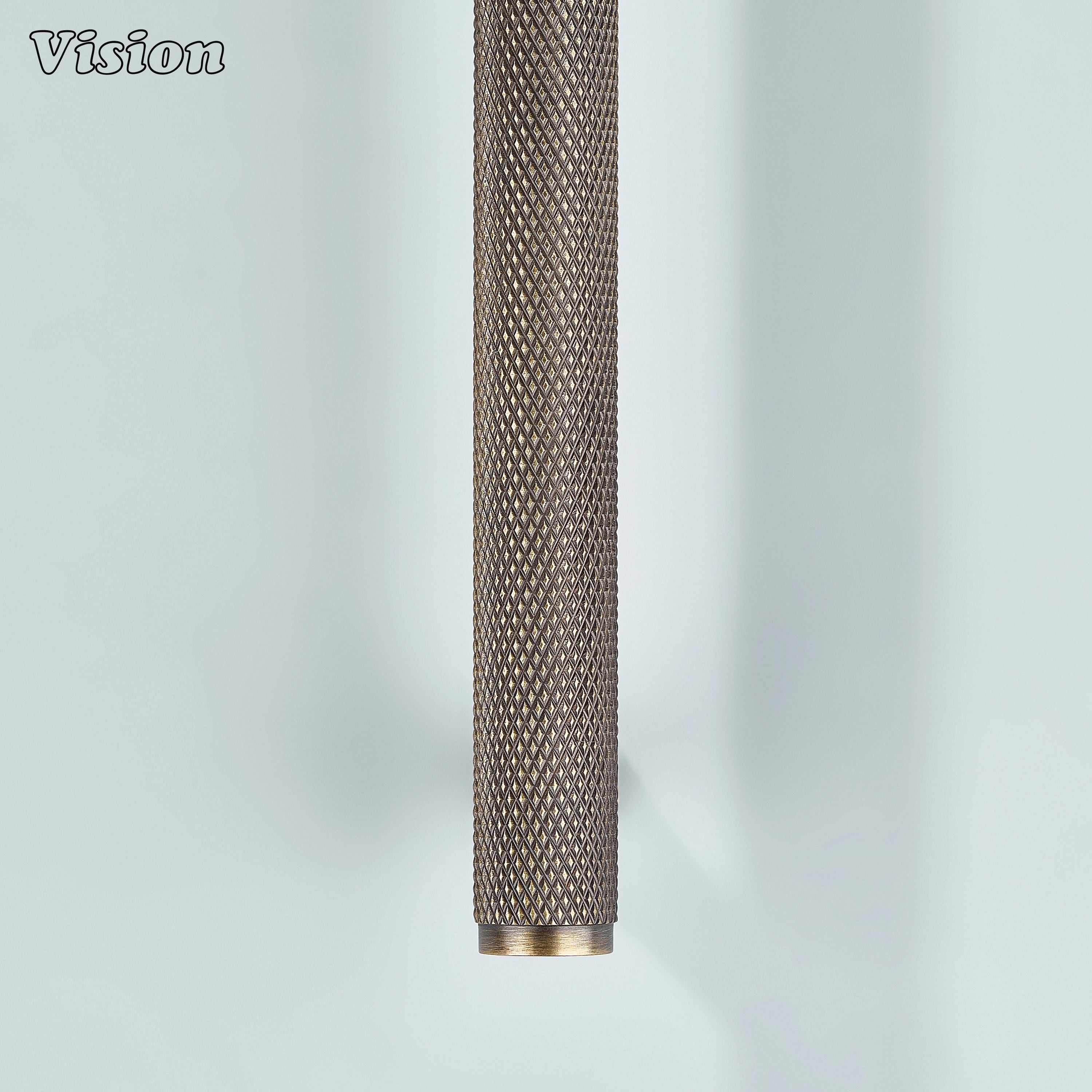 Antique bronze cabinet pull used on vanity units.