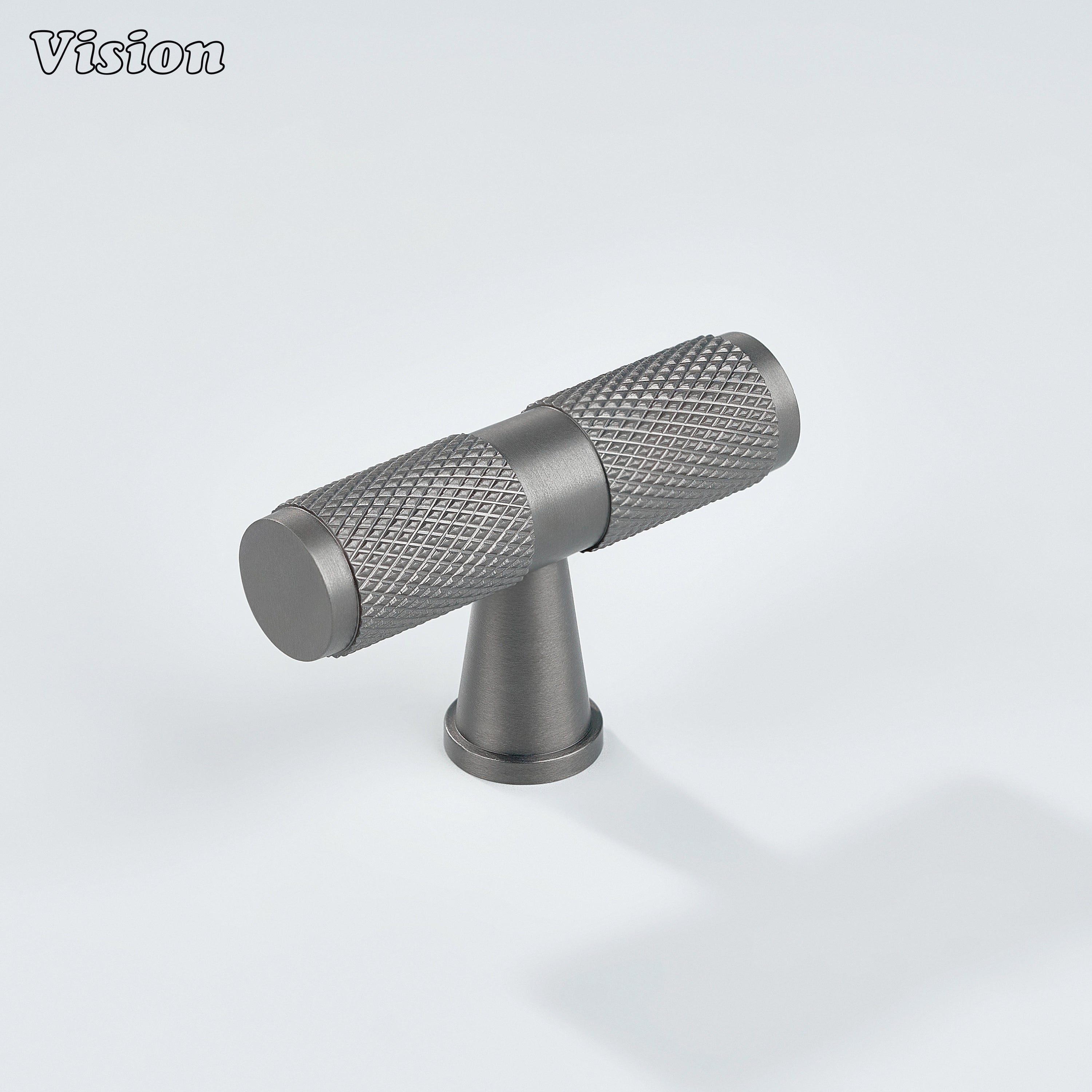 Meridian Knurled T-Knob in Gunmetal finish