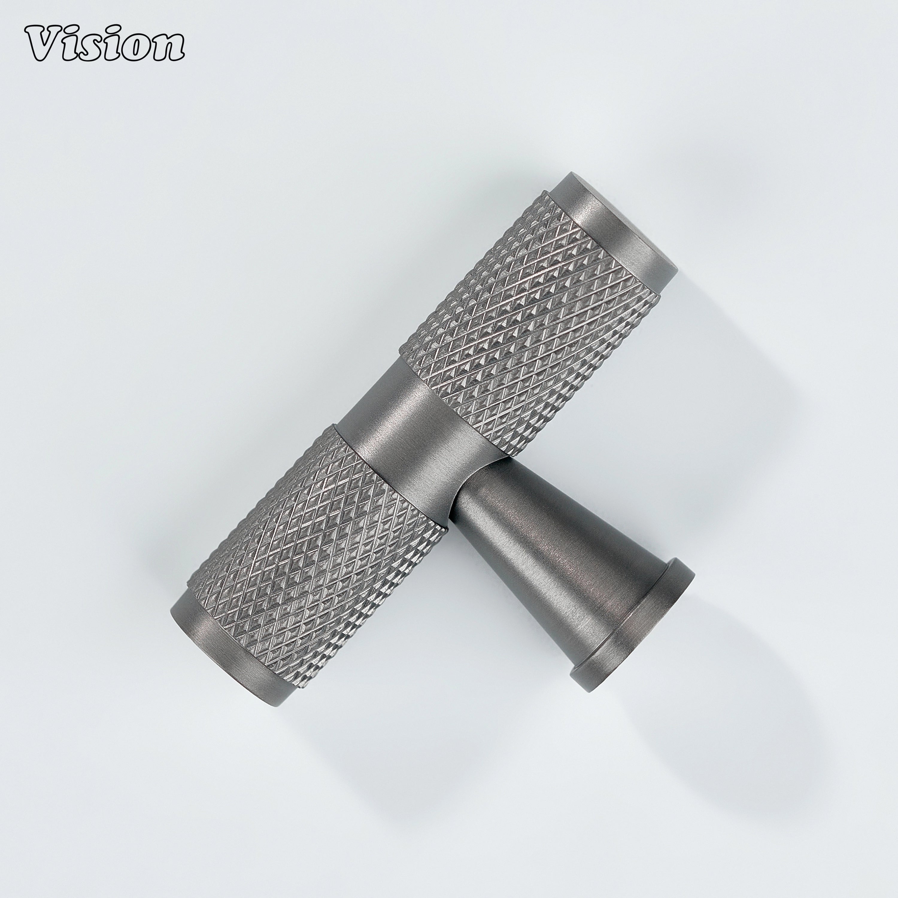 Premium Gunmetal knurled T-knob
