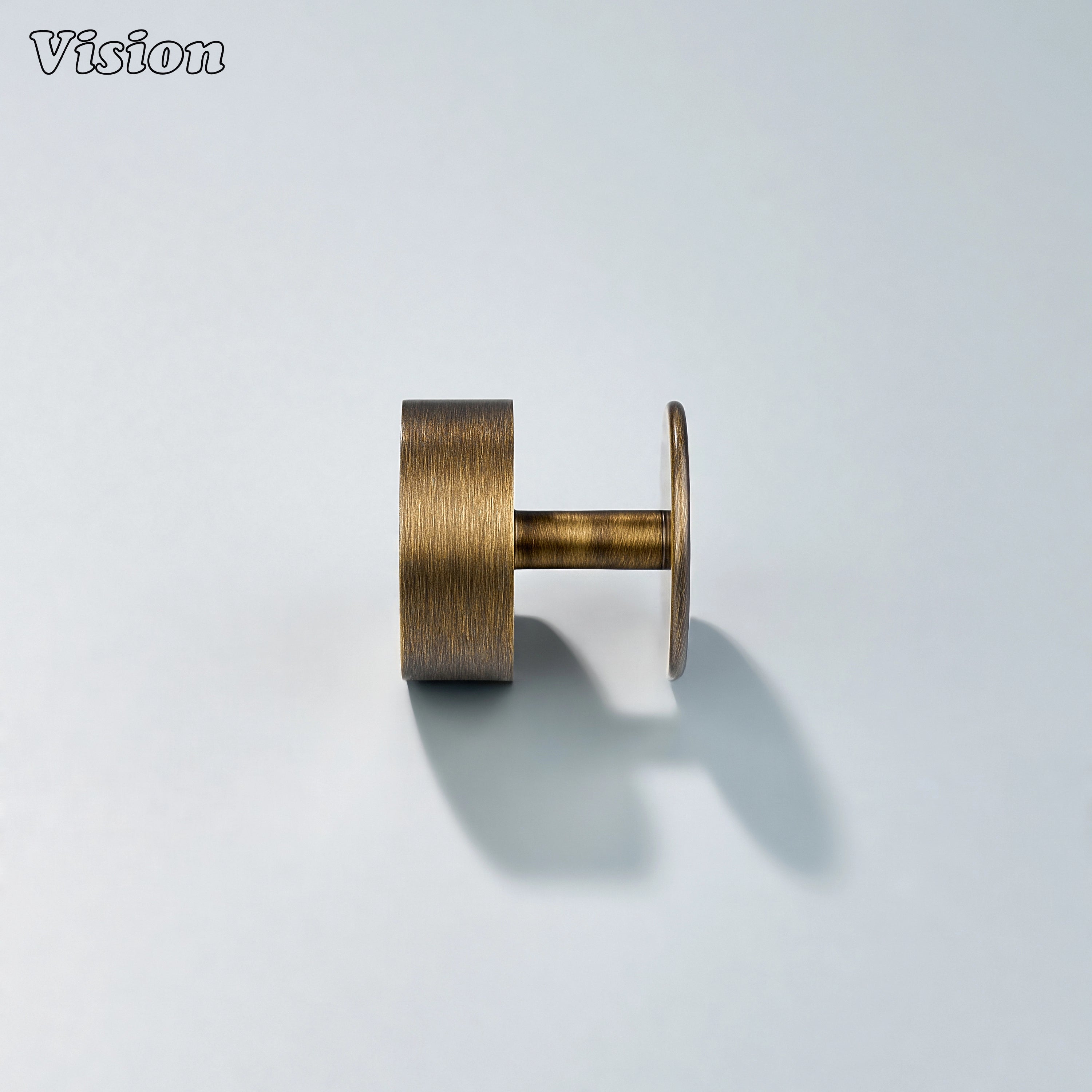 Round ball cabinet knob in Antique Bronze finish for furniture drawers