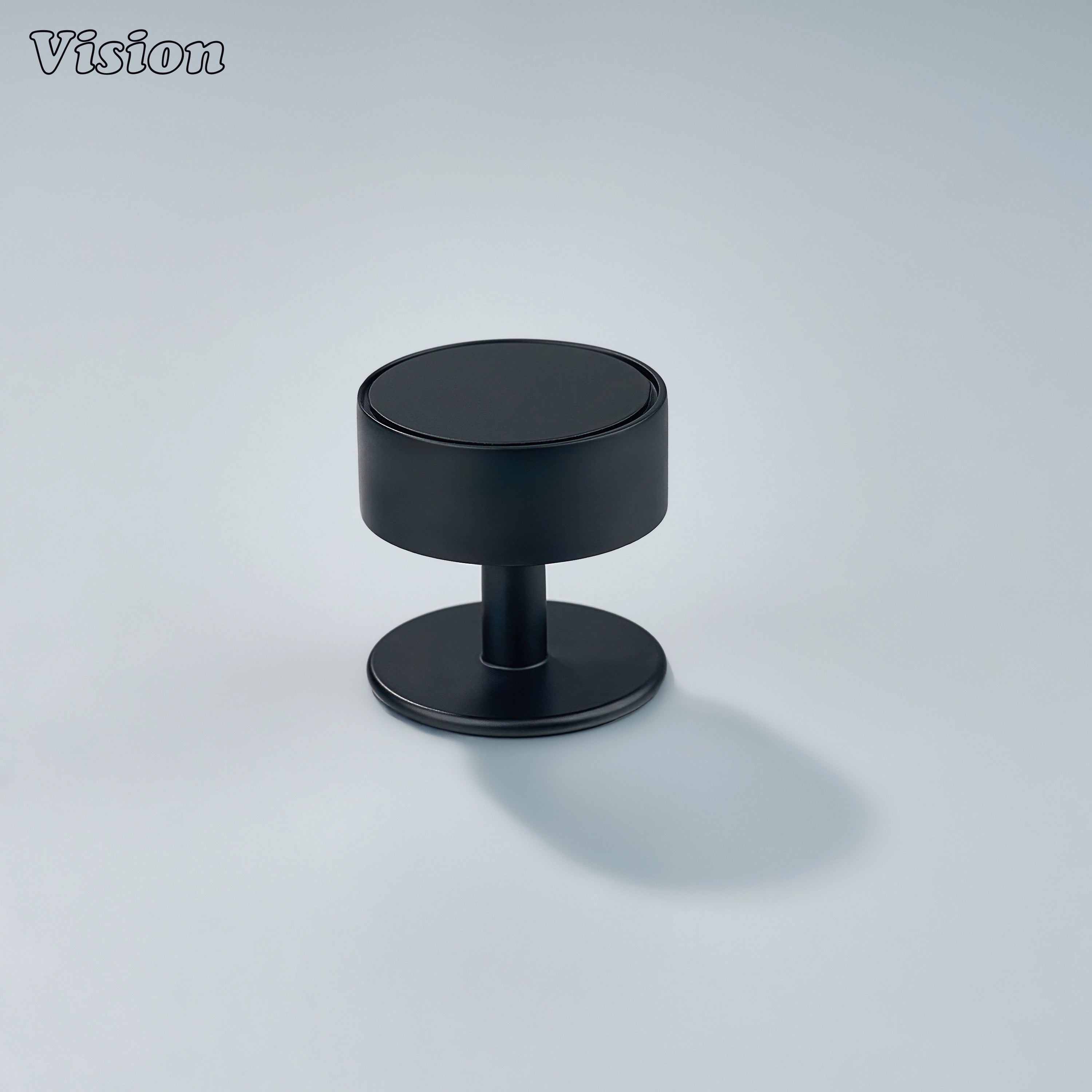 Black plain profile cabinet knob for modern cabinets