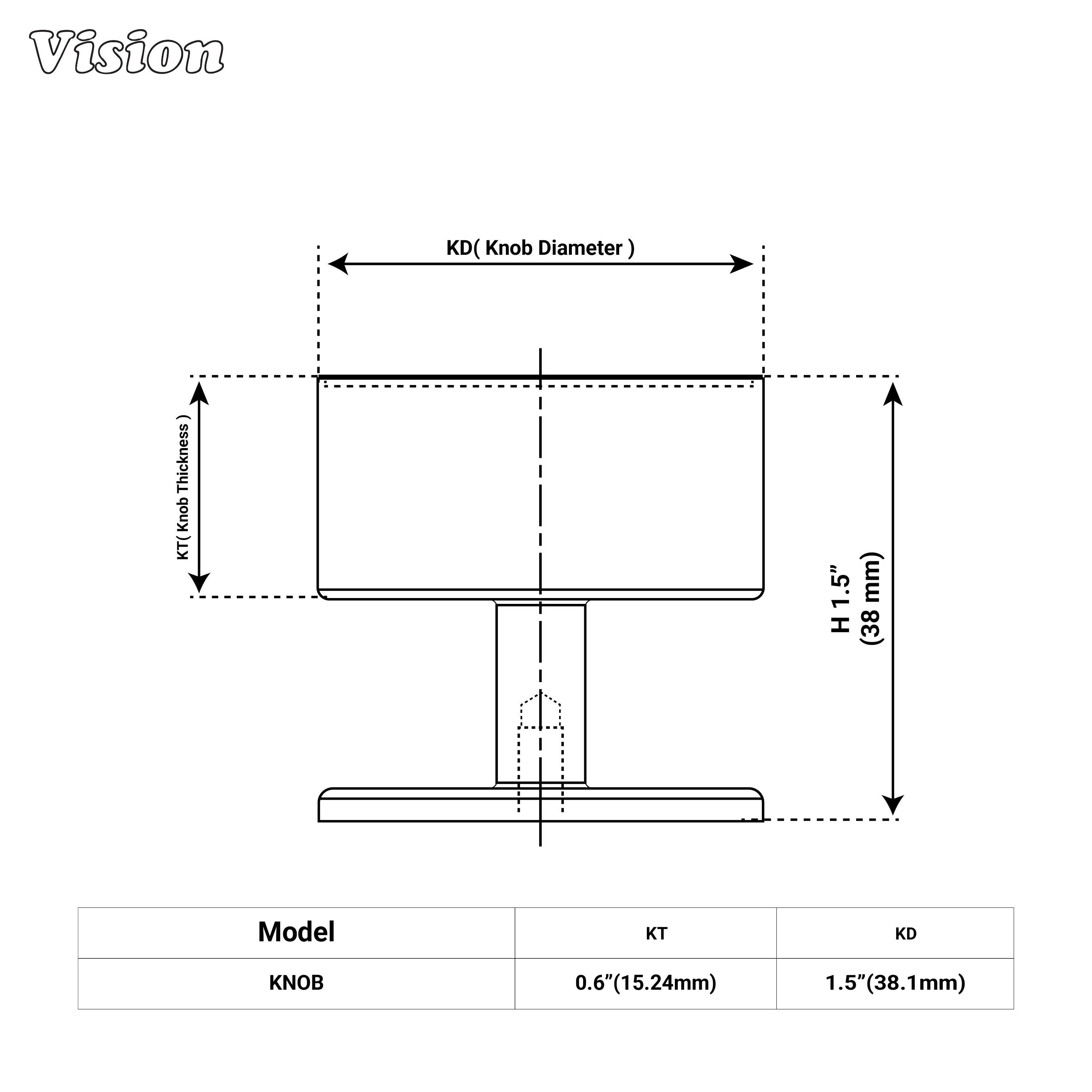 Silver brass cabinet knob with round plate design