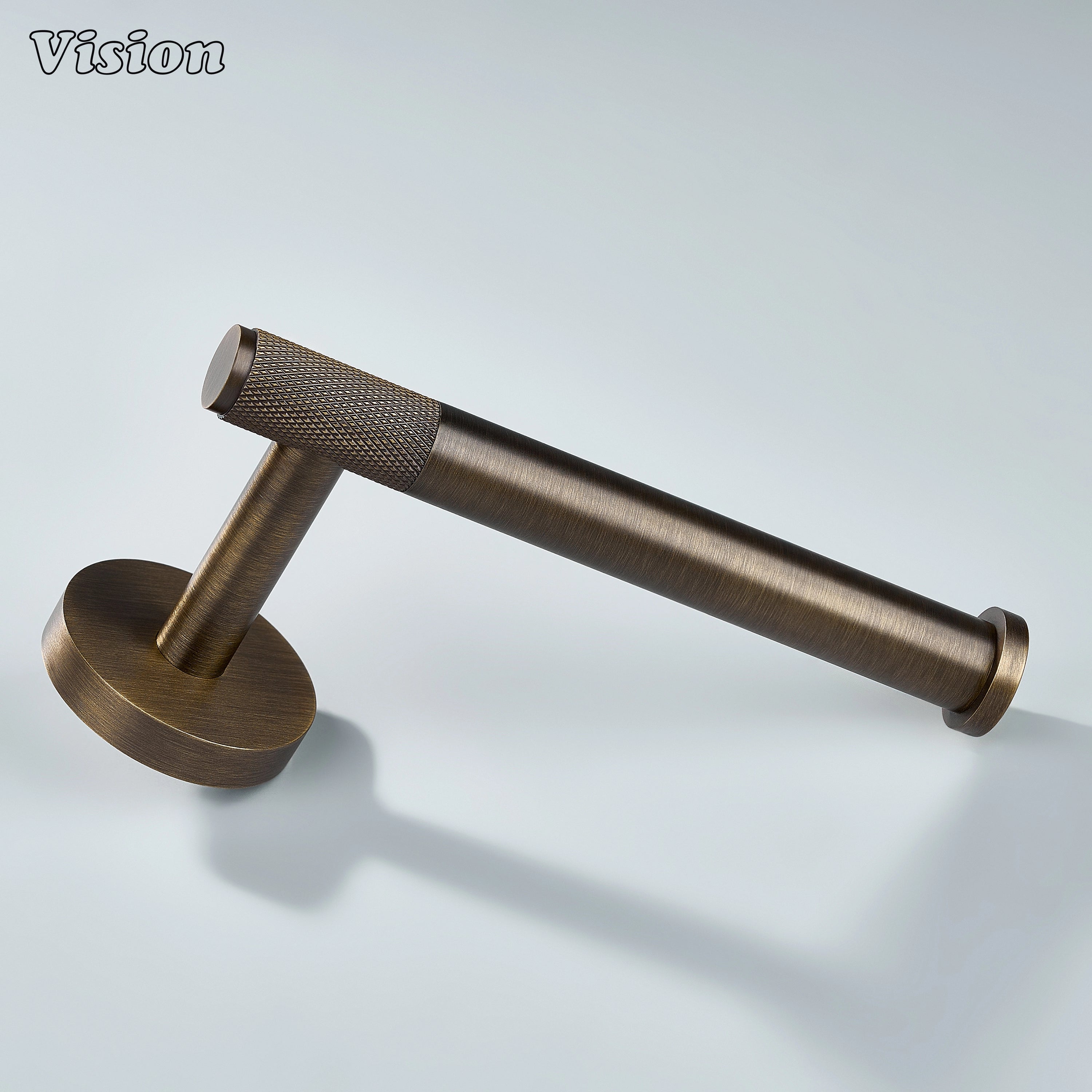 Modern Antique Bronze brass toilet paper holder for residential washrooms