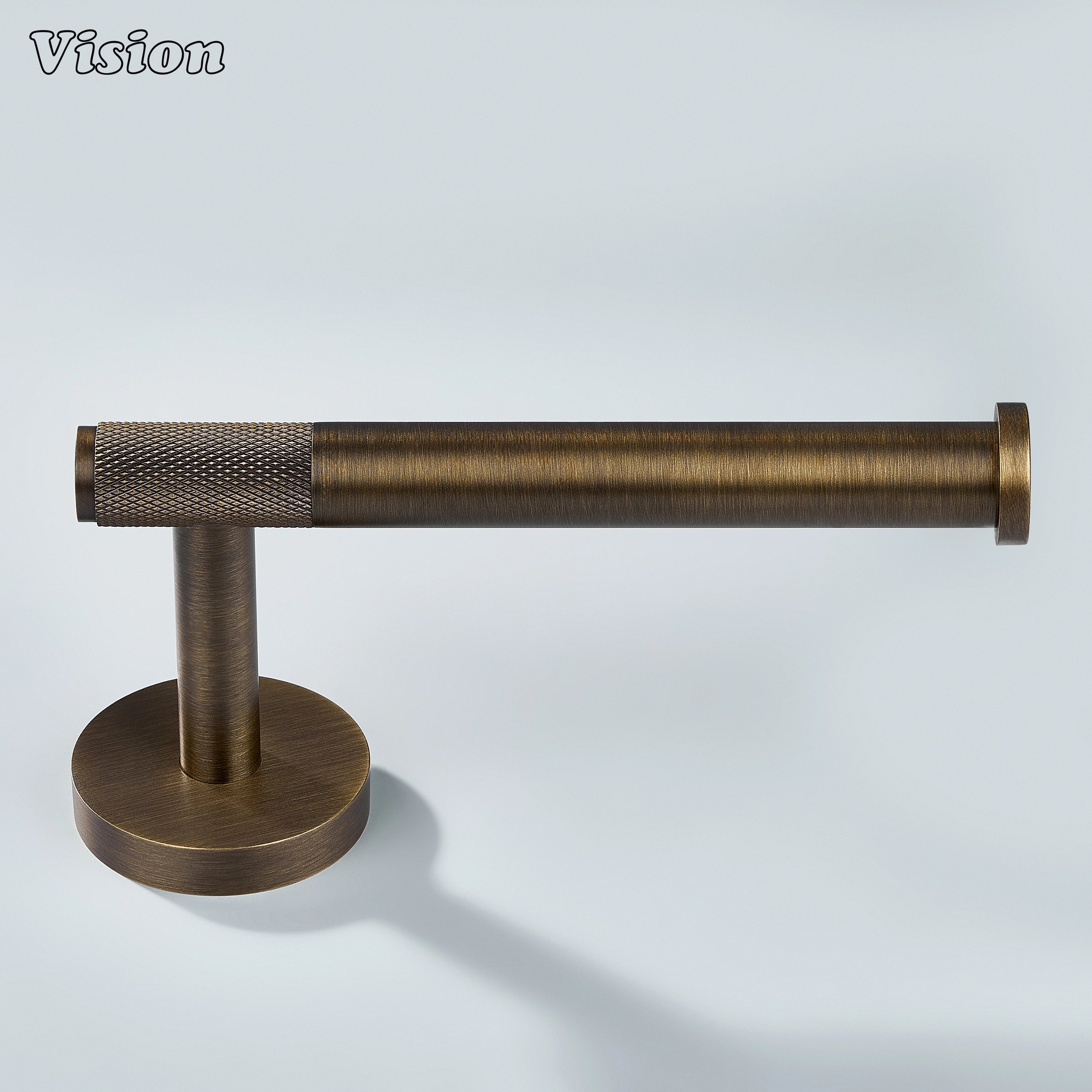Antique Bronze finish brass toilet paper holder with round wall mount
