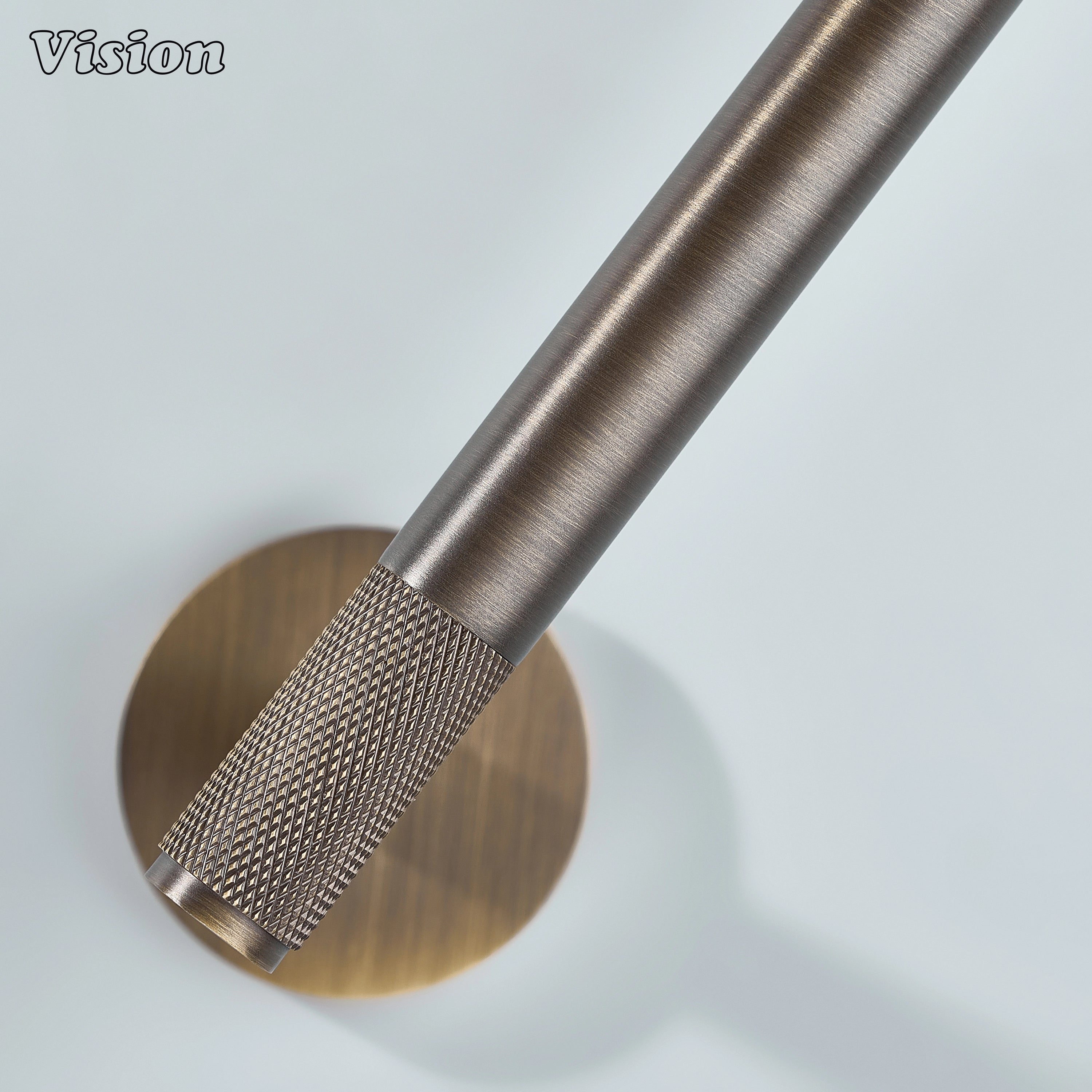 Antique Bronze brass toilet paper holder with textured bar for bathrooms