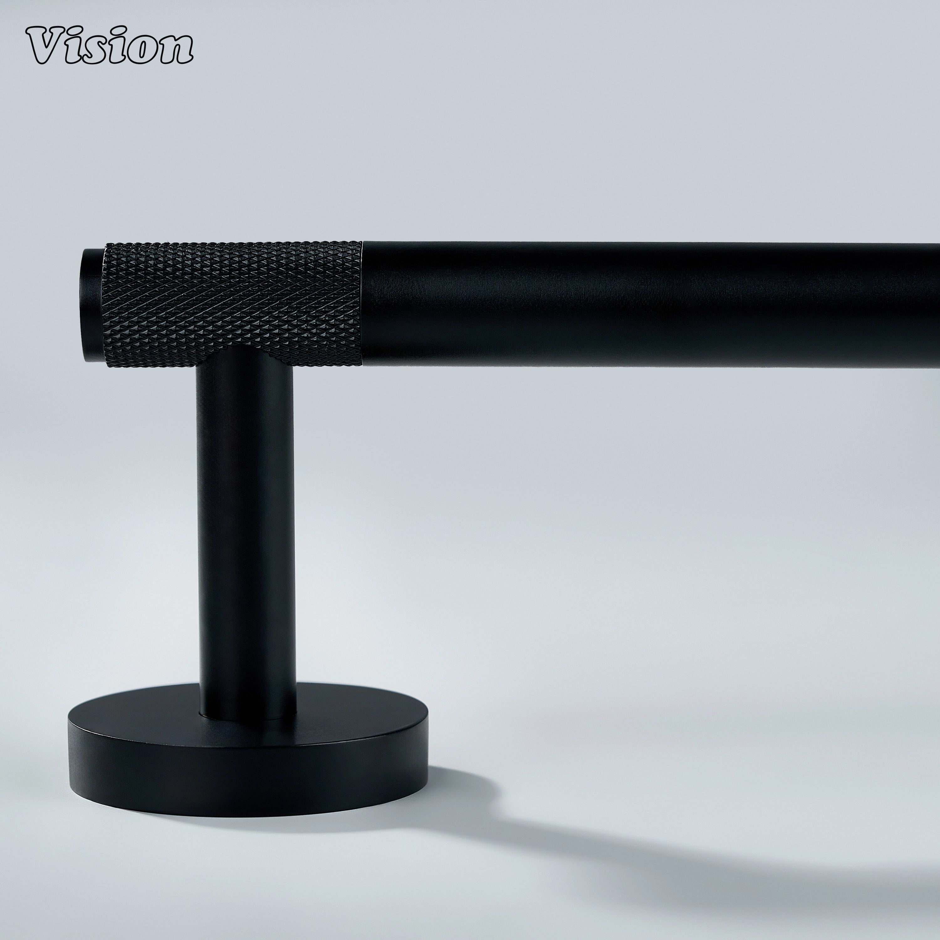 Wall mounted black brass toilet paper holder for toilet spaces