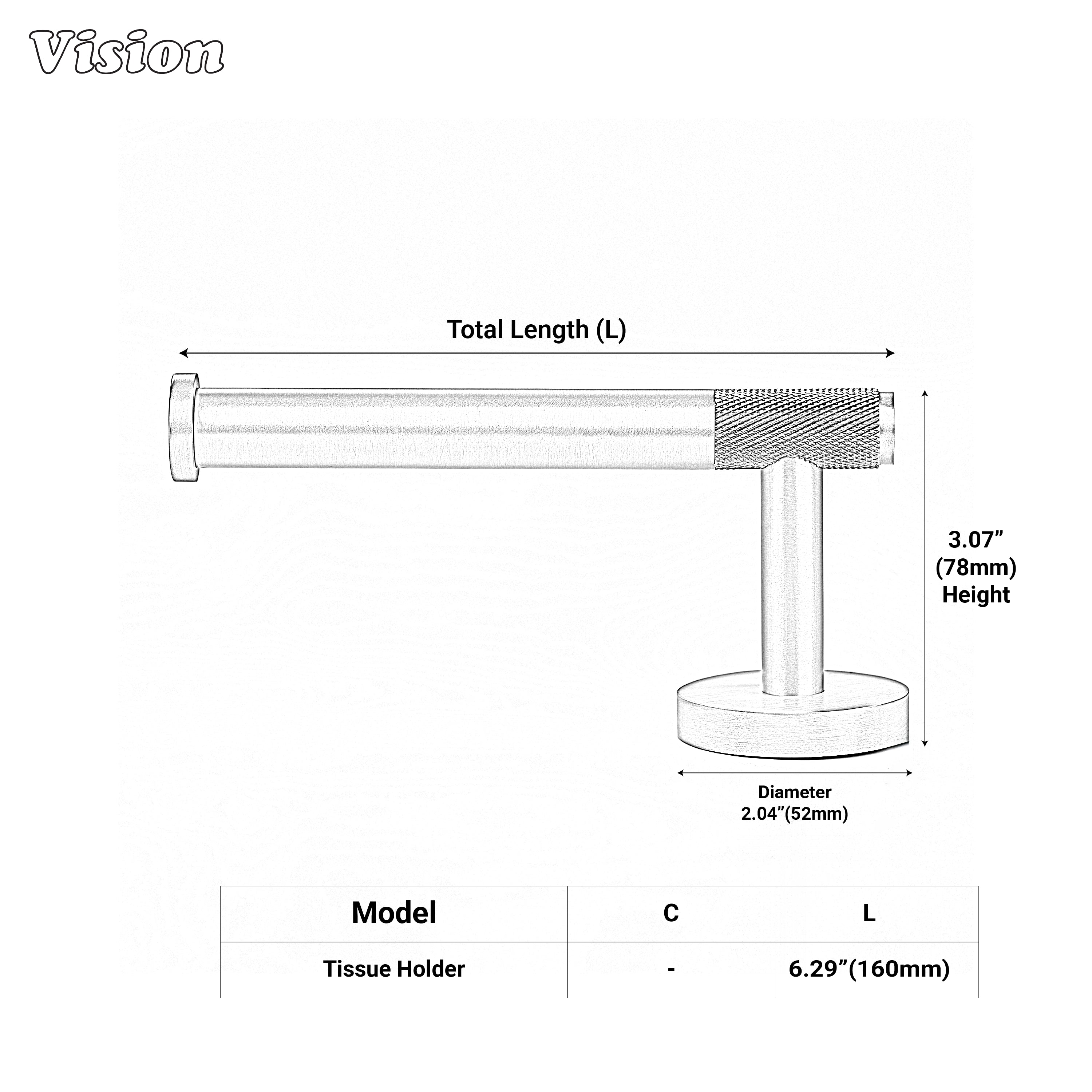 Silver finish brass toilet paper holder for bathroom walls