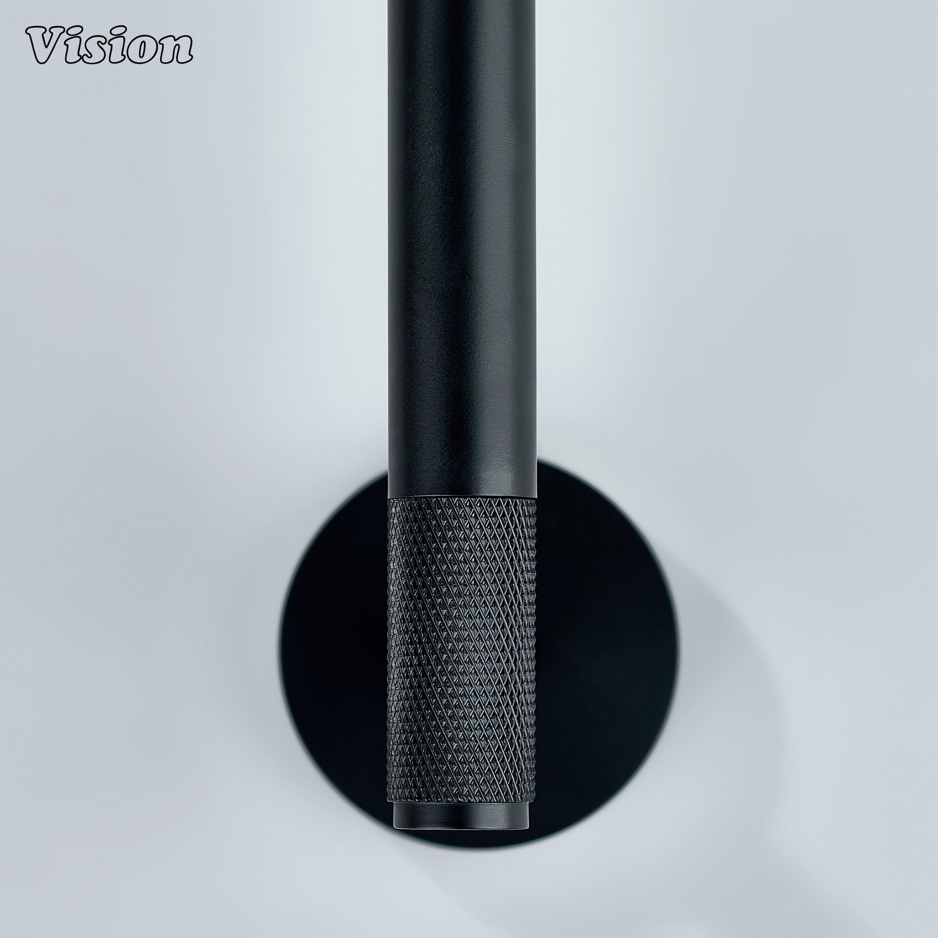 Premium black brass towel holder crafted for modern bathroom interiors