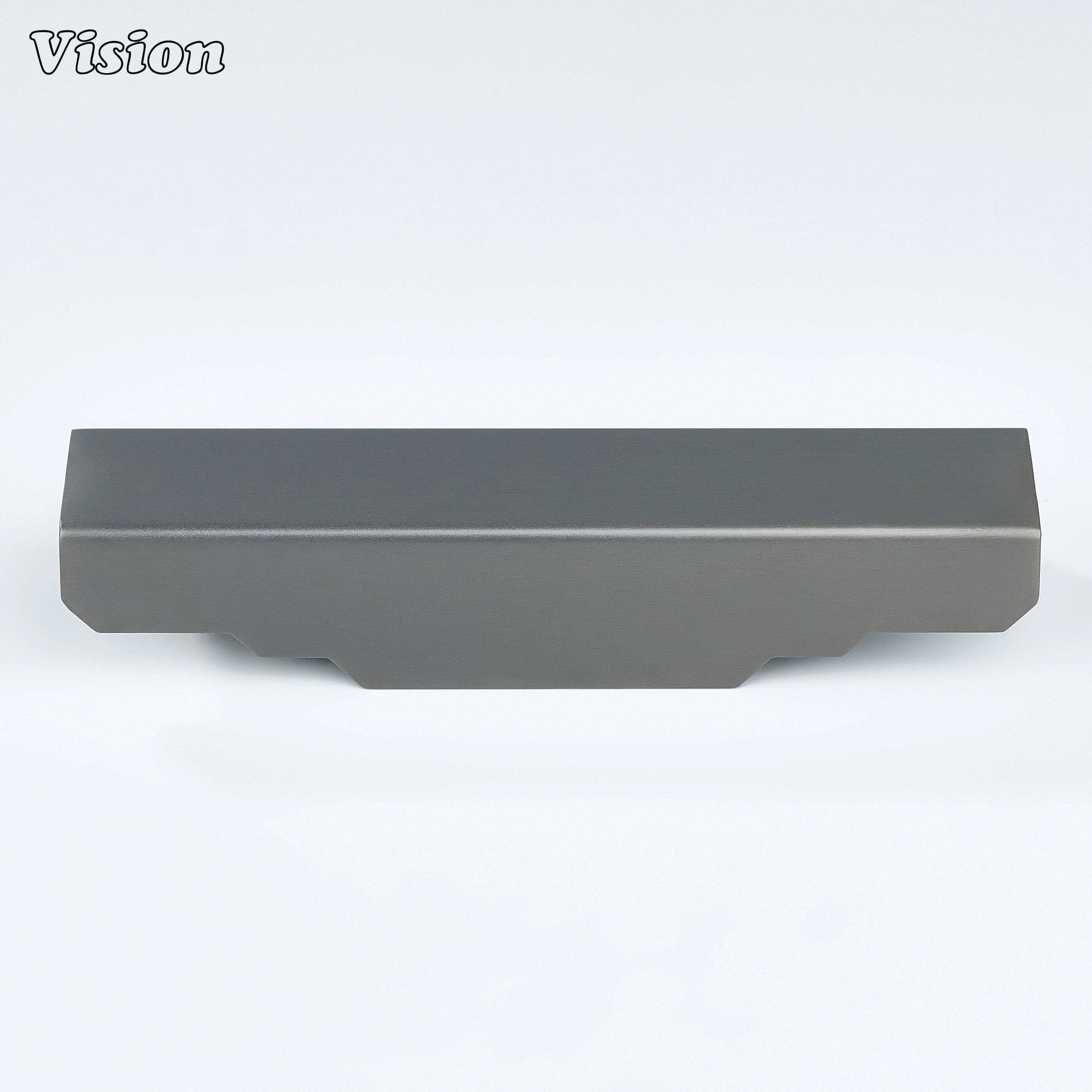 Gunmetal cabinet handle plain brass edge bar pull for drawer fronts