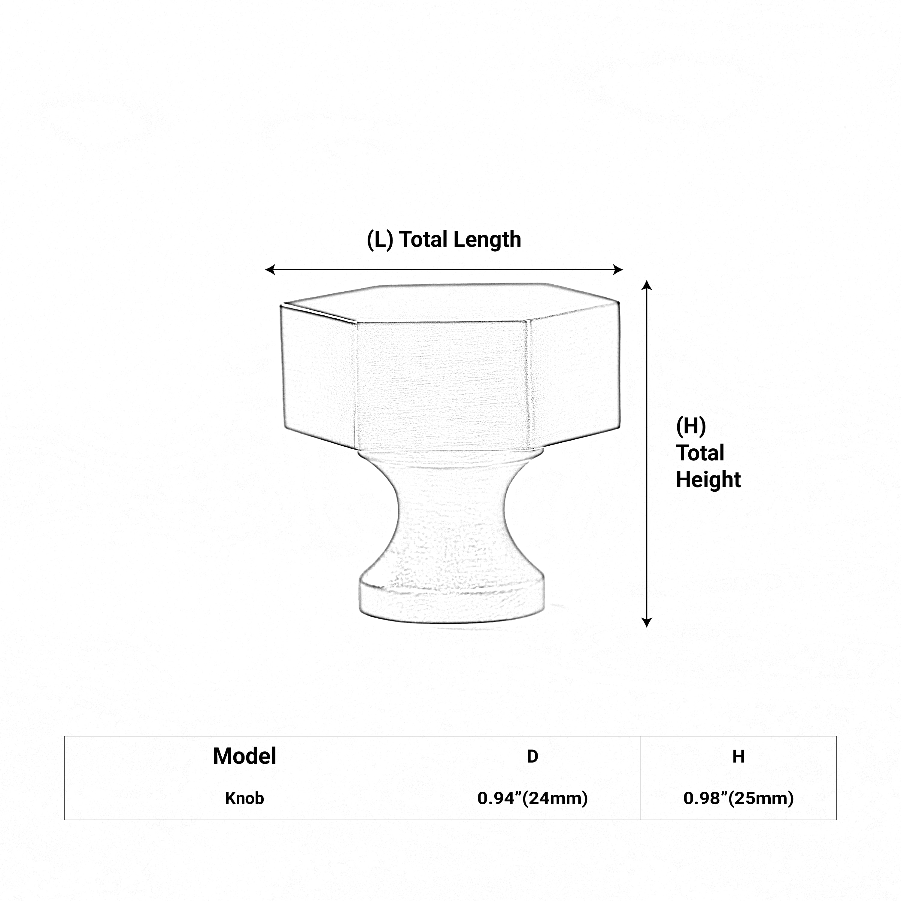 Oil Rubbed Bronze finish cabinet knob for furniture drawers and cupboards