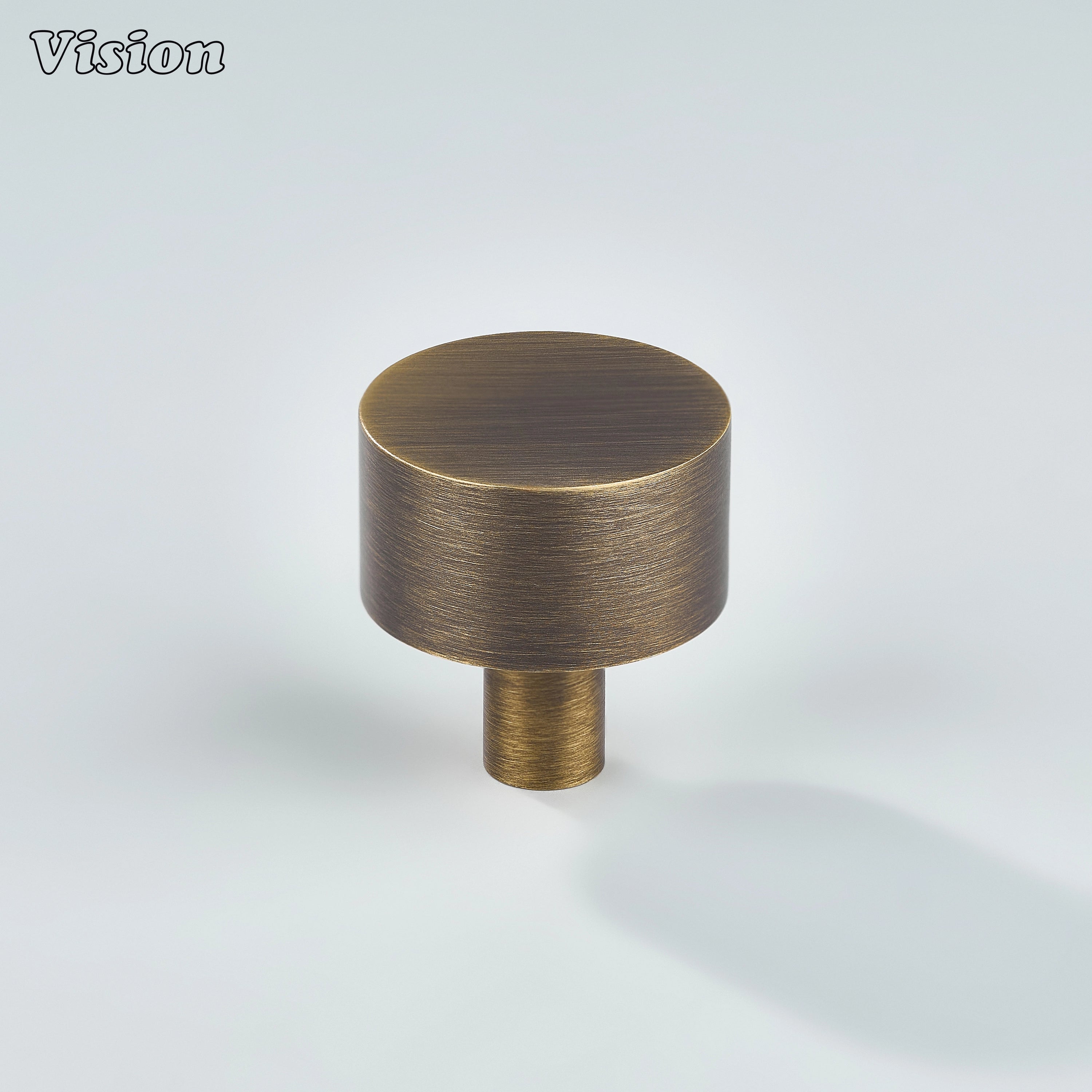 Antique Bronze smooth round cabinet knob for traditional kitchen drawers