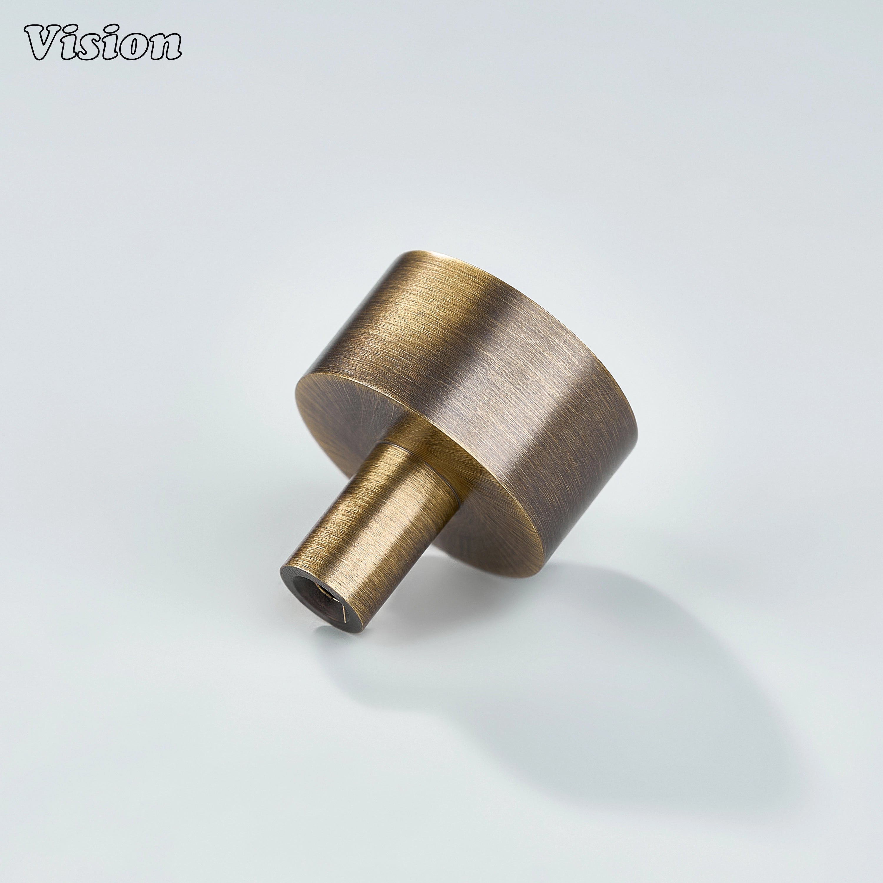 Antique Bronze solid brass round cabinet knob for wardrobe cabinets