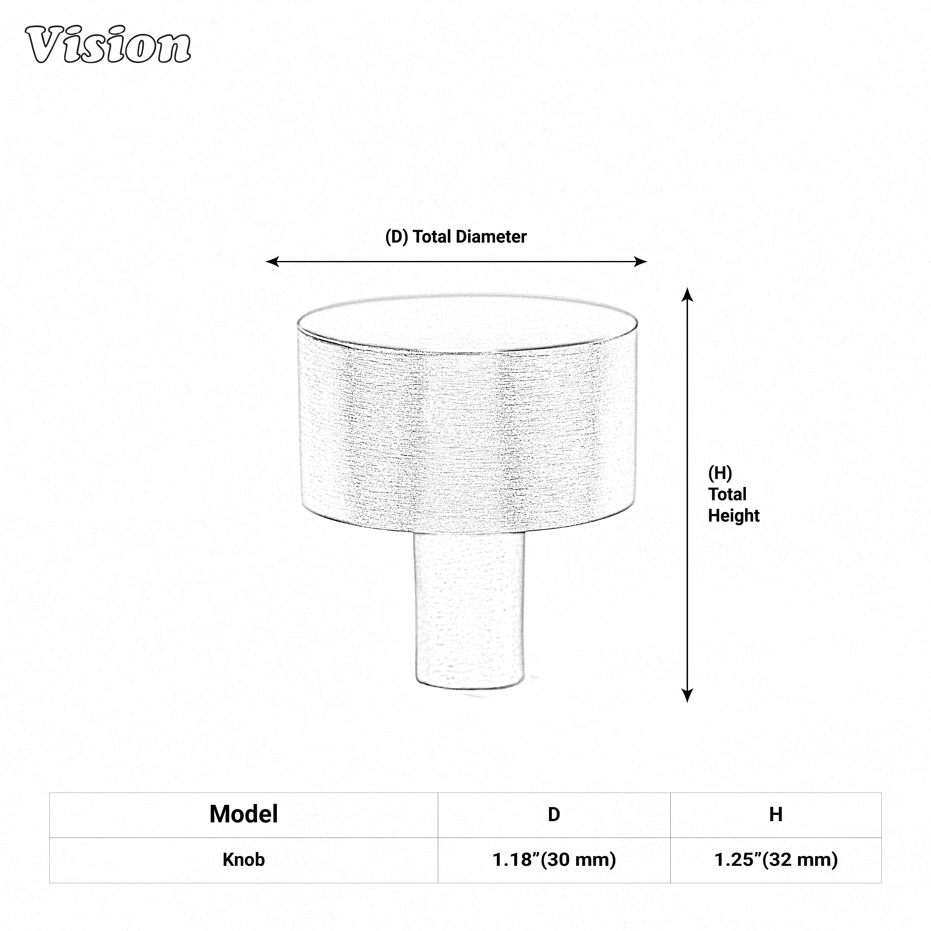 Silver brass cabinet knob with clean round profile for storage drawers