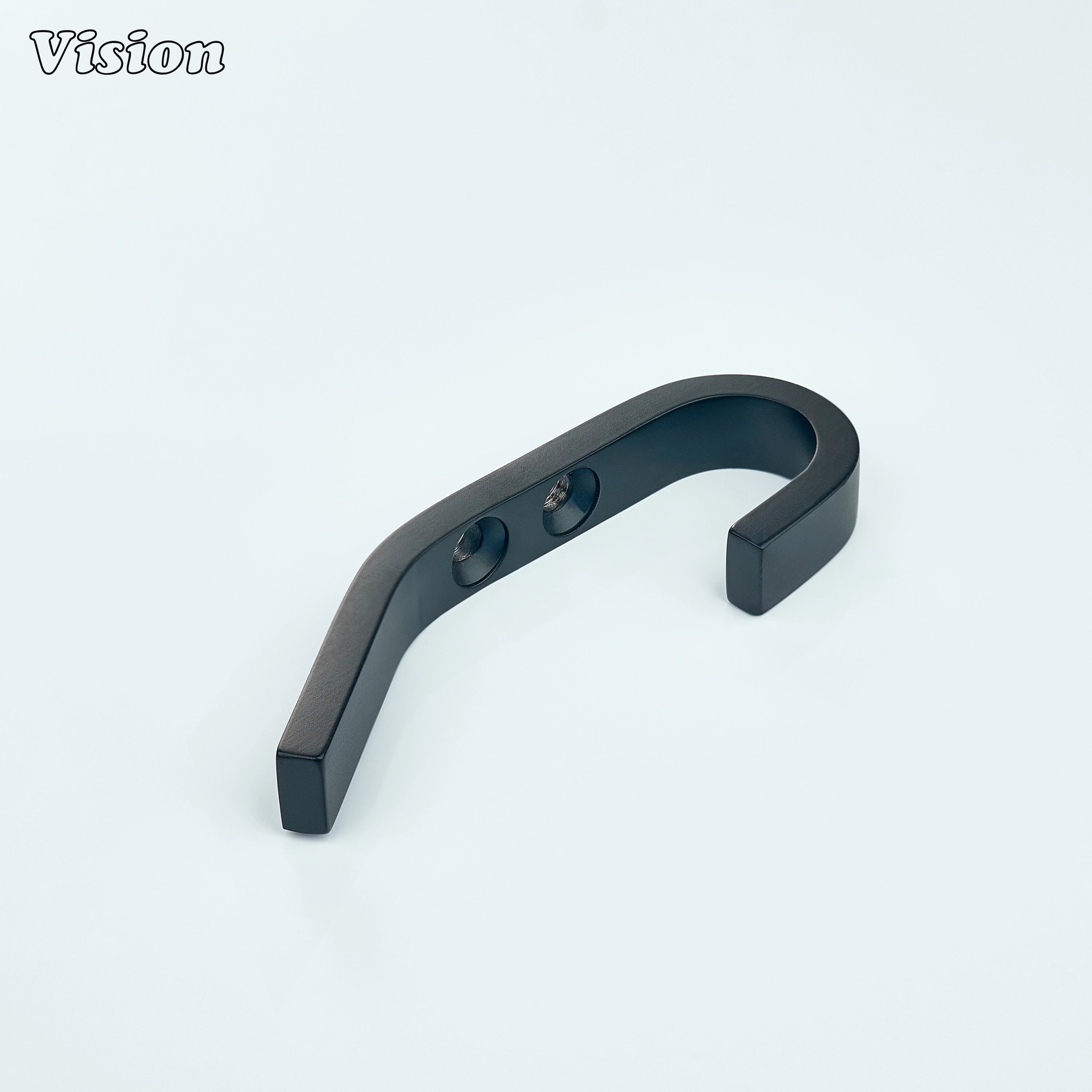 Black wall hook with premium brass build for bedroom door use