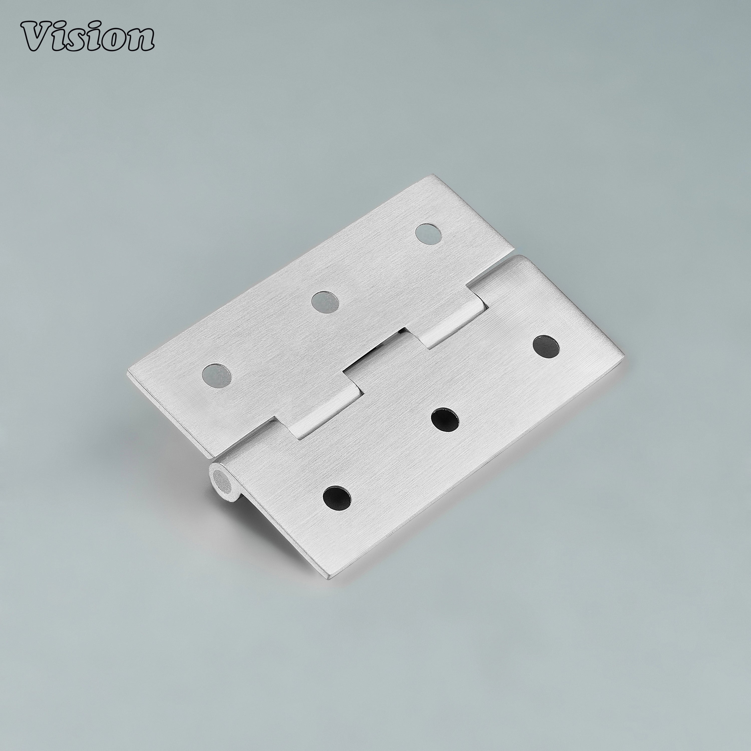 Silver finish brass cabinet hinge for interior cabinet installation
