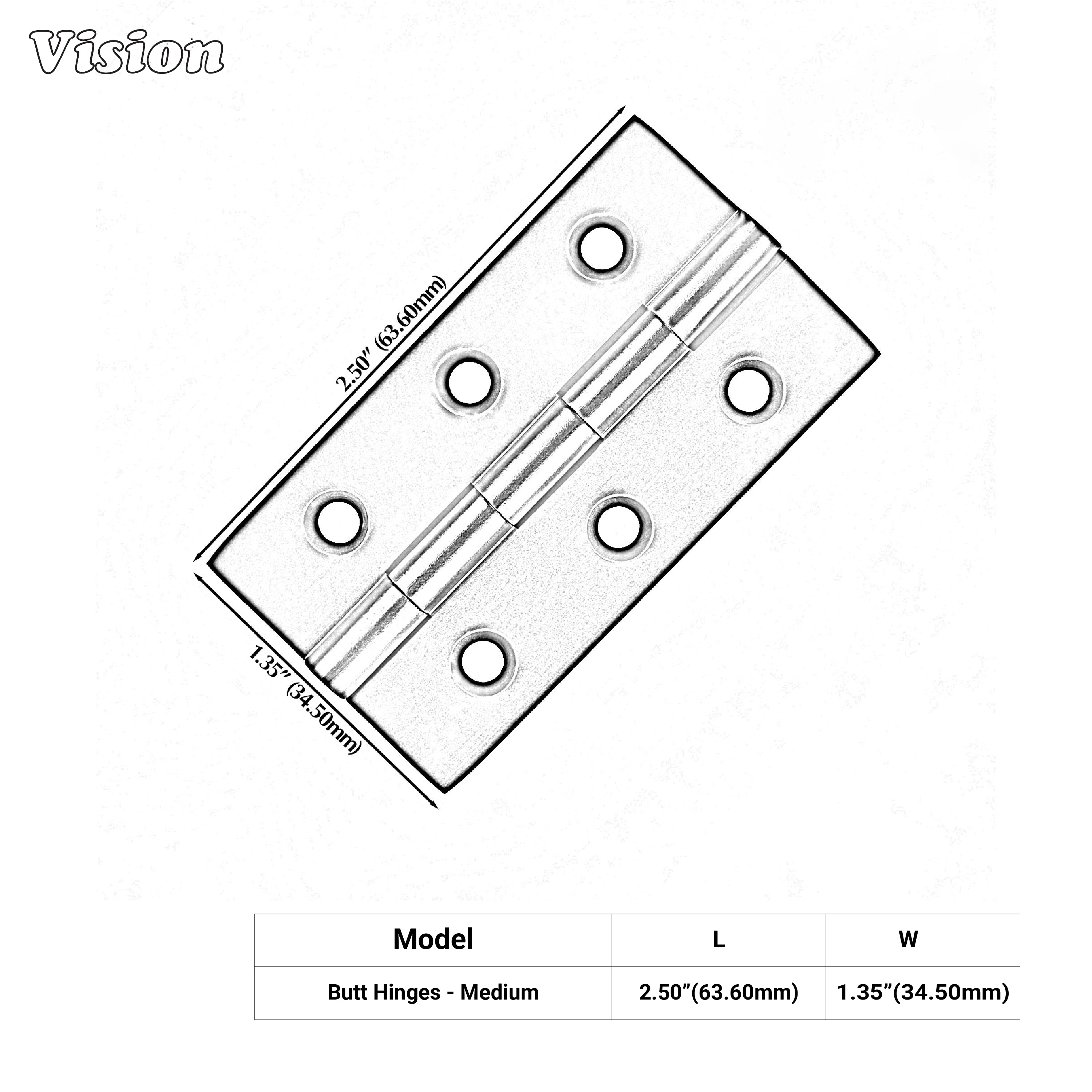 Rectangular gold brass cabinet hinge designed for storage cabinet doors