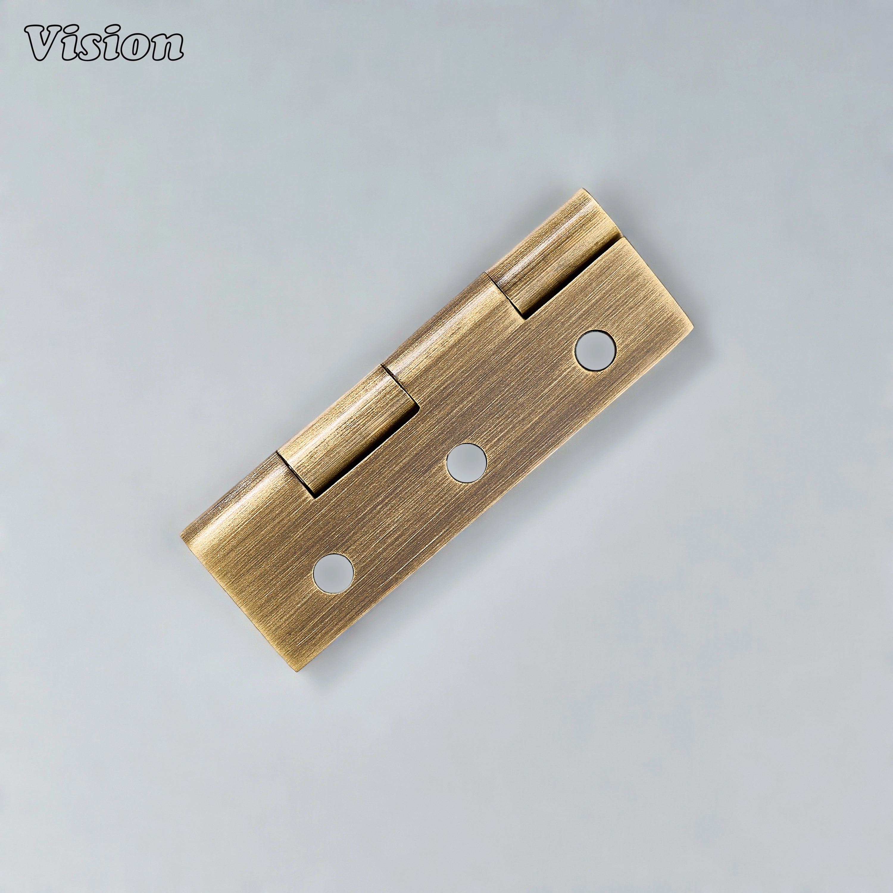 Antique bronze cabinet hinge with smooth knuckle pin for wardrobe doors