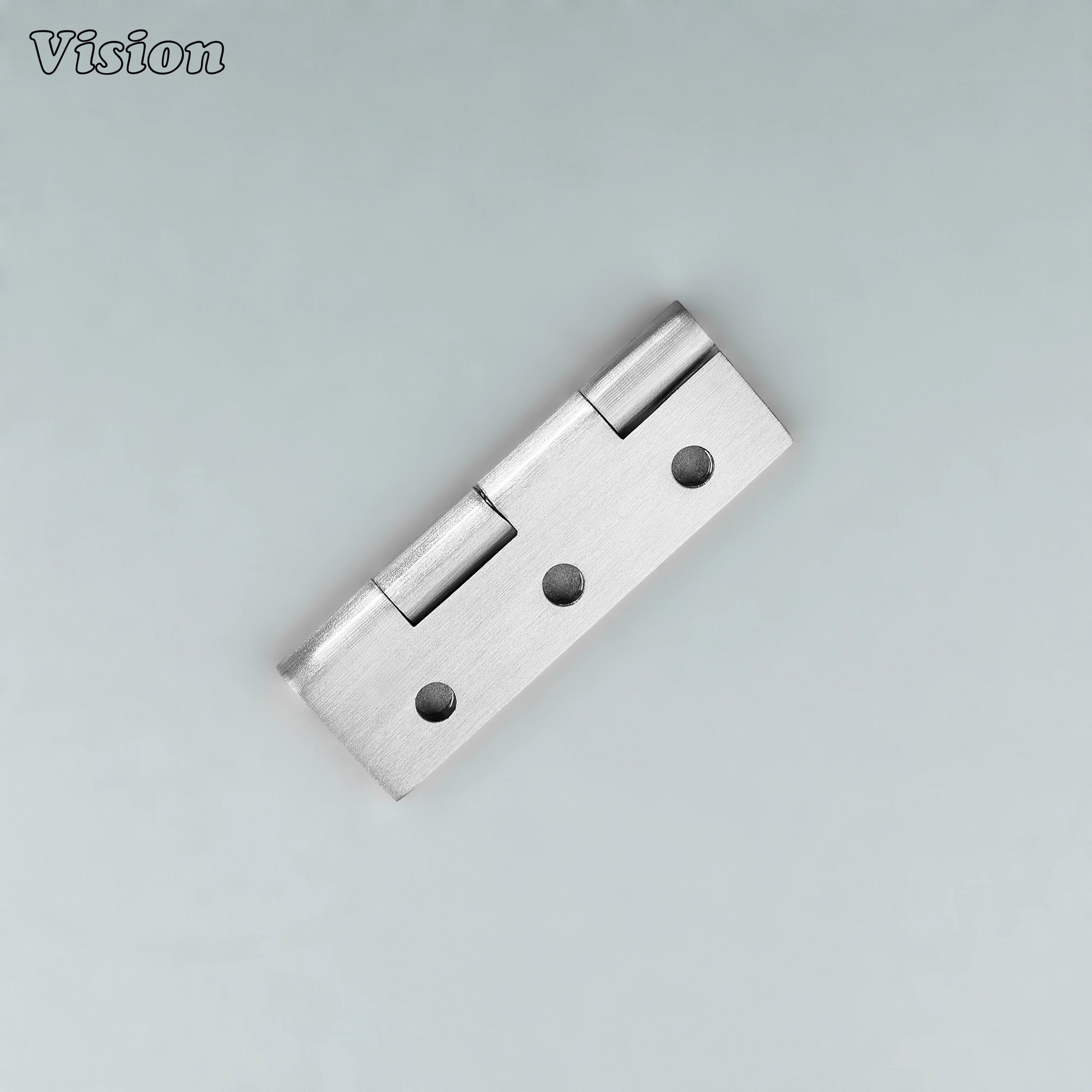 Premium silver cabinet hinge crafted from solid brass