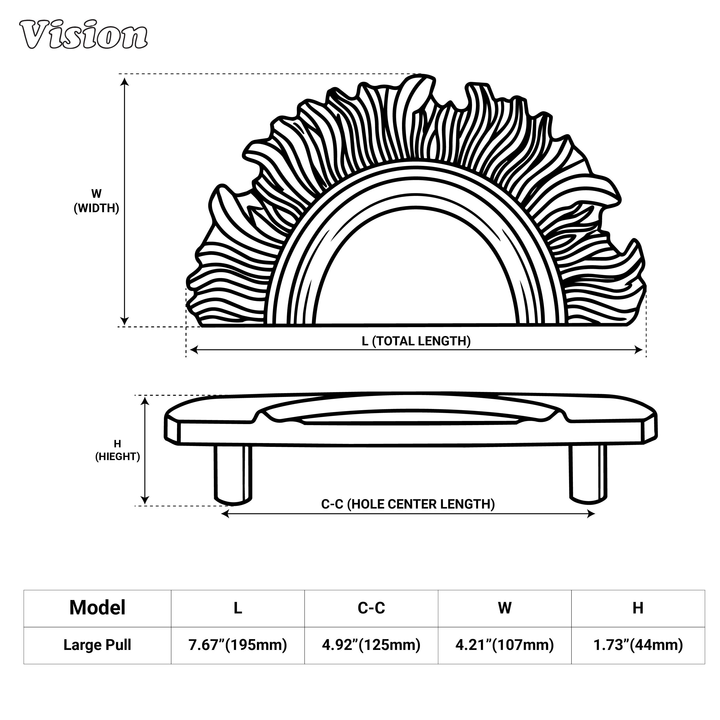 Artistic Antique Bronze handcrafted sunburst door handle for luxury commercial and residential entryways.