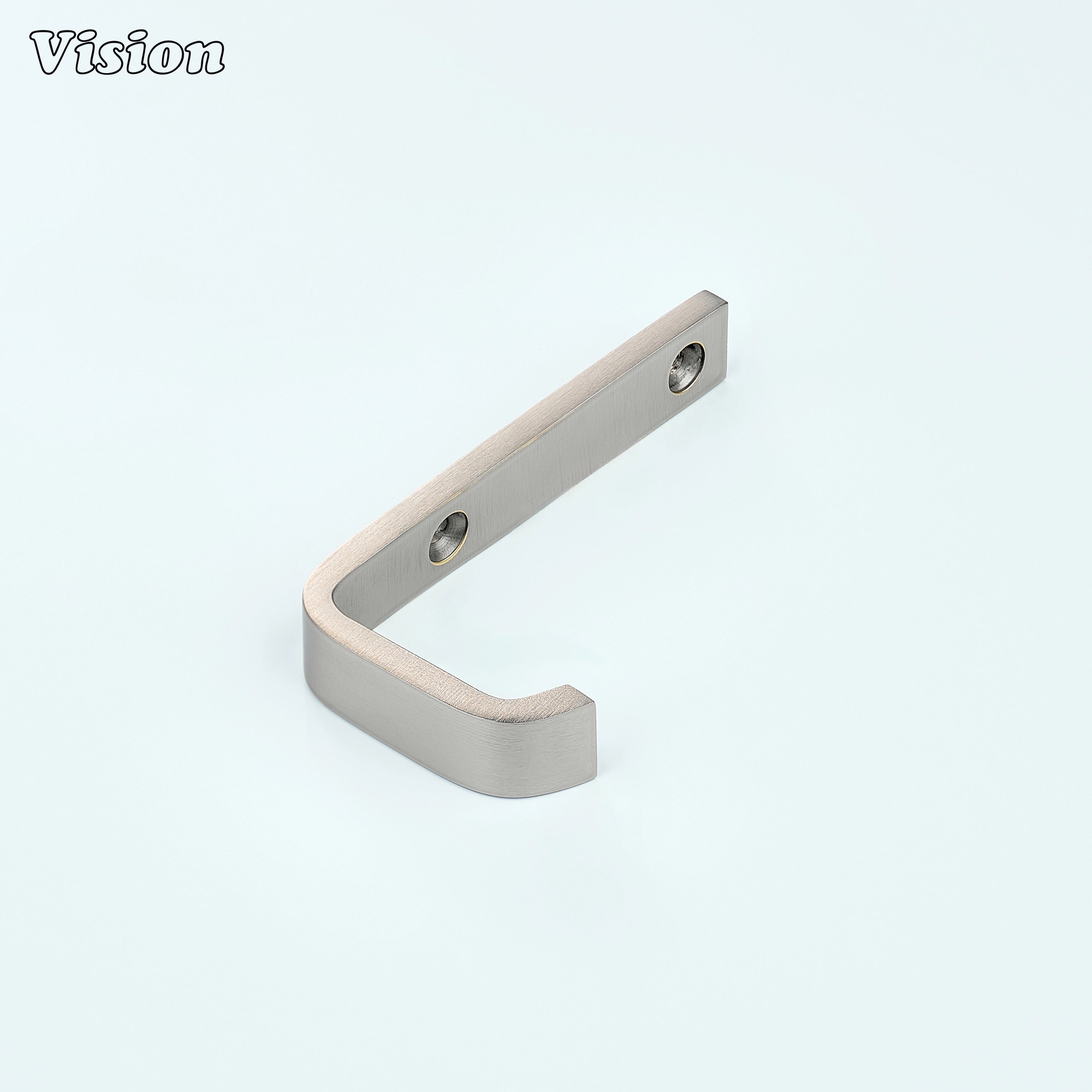 Premium Silver wall hook with plain design and curved J shape for bathroom accessories