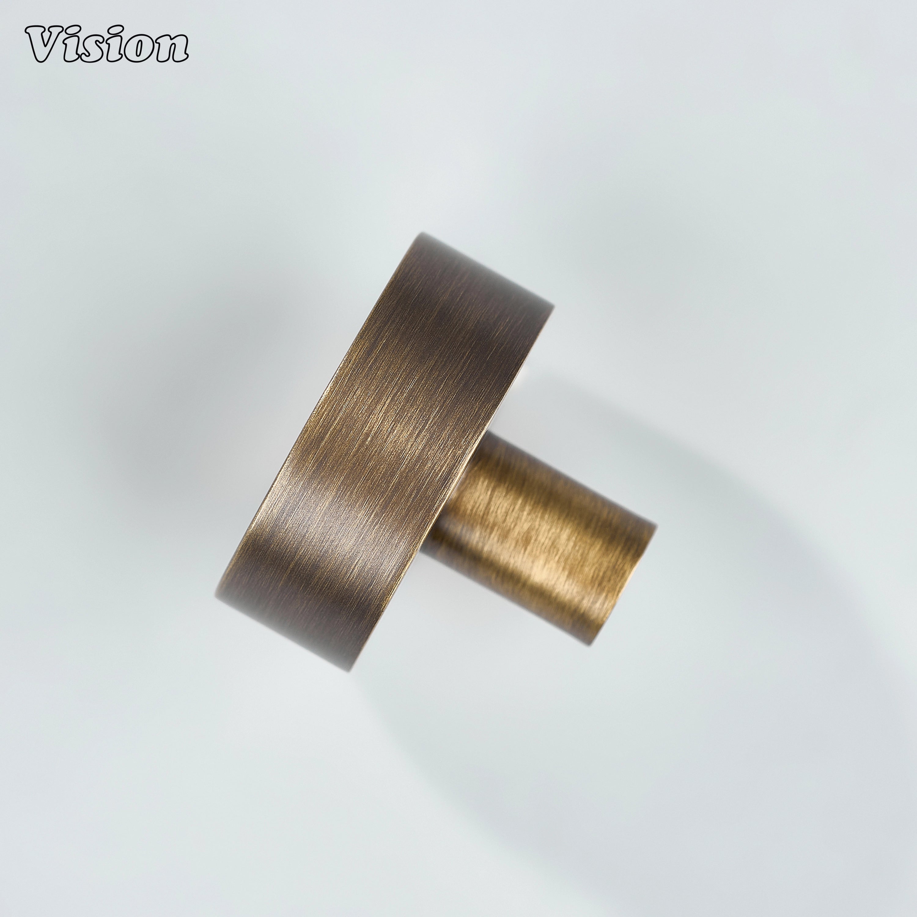 Antique Bronze minimalist round cabinet knob for modern drawer furniture