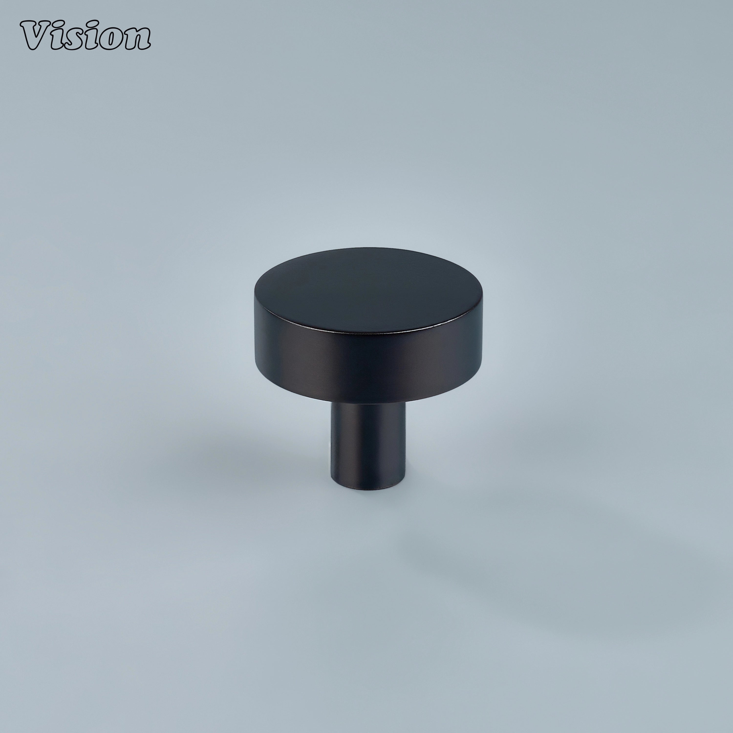 Oil Rubbed Bronze plain round cabinet knob for drawer furniture applications