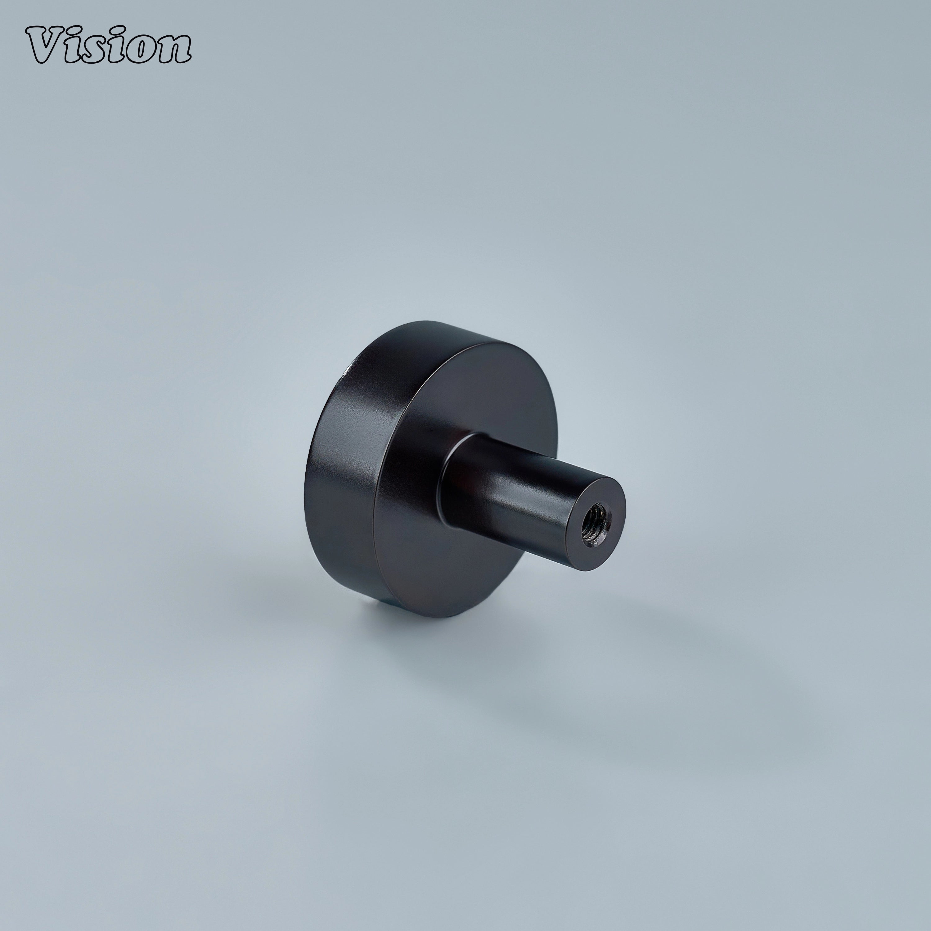 Oil Rubbed Bronze minimalist round cabinet knob for modern furniture drawers