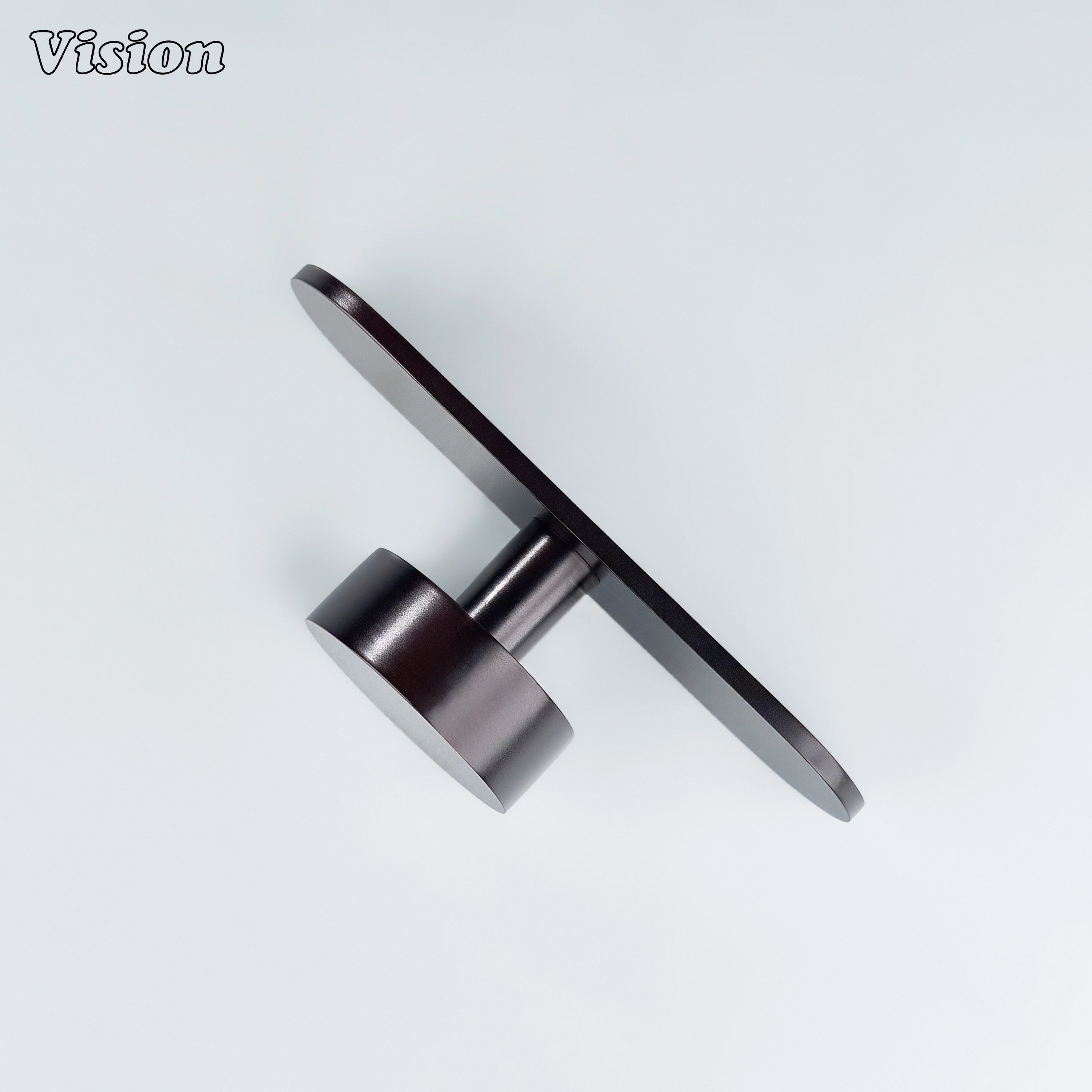 Oil Rubbed Bronze finish cabinet knob with round design for furniture units