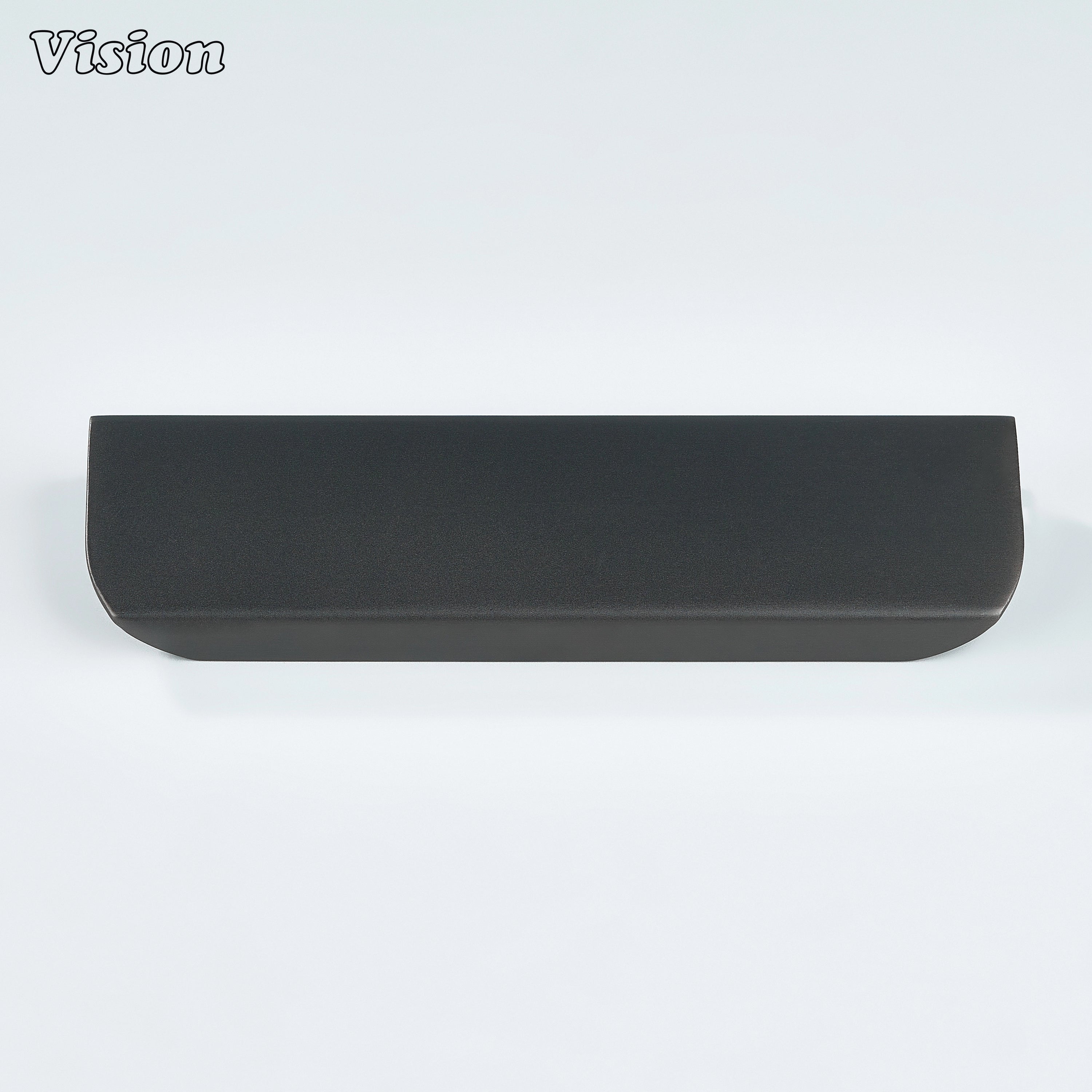 Gunmetal cabinet handle solid brass edge lip profile for drawers