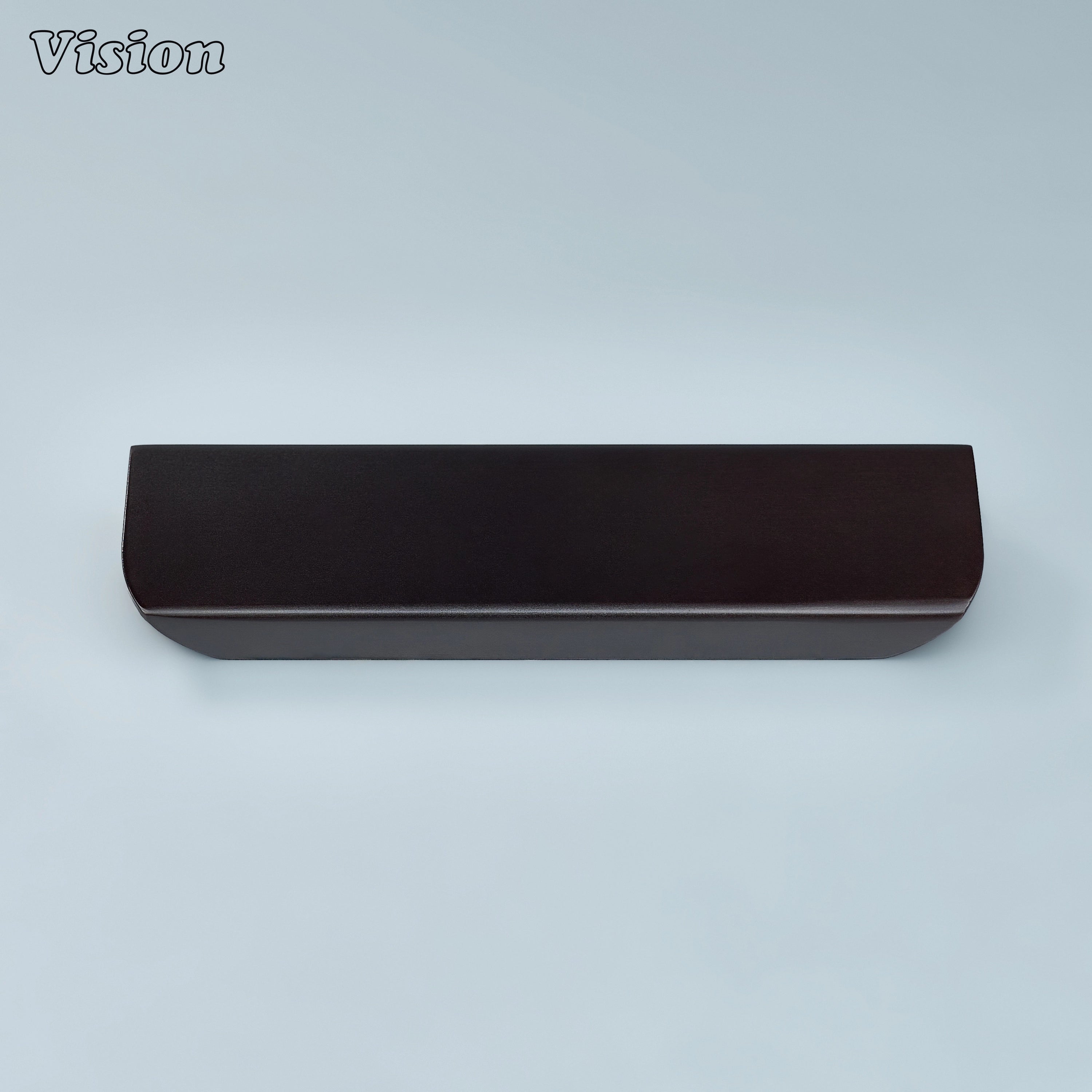 Oil Rubbed Bronze cabinet handle solid brass edge lip profile for drawers